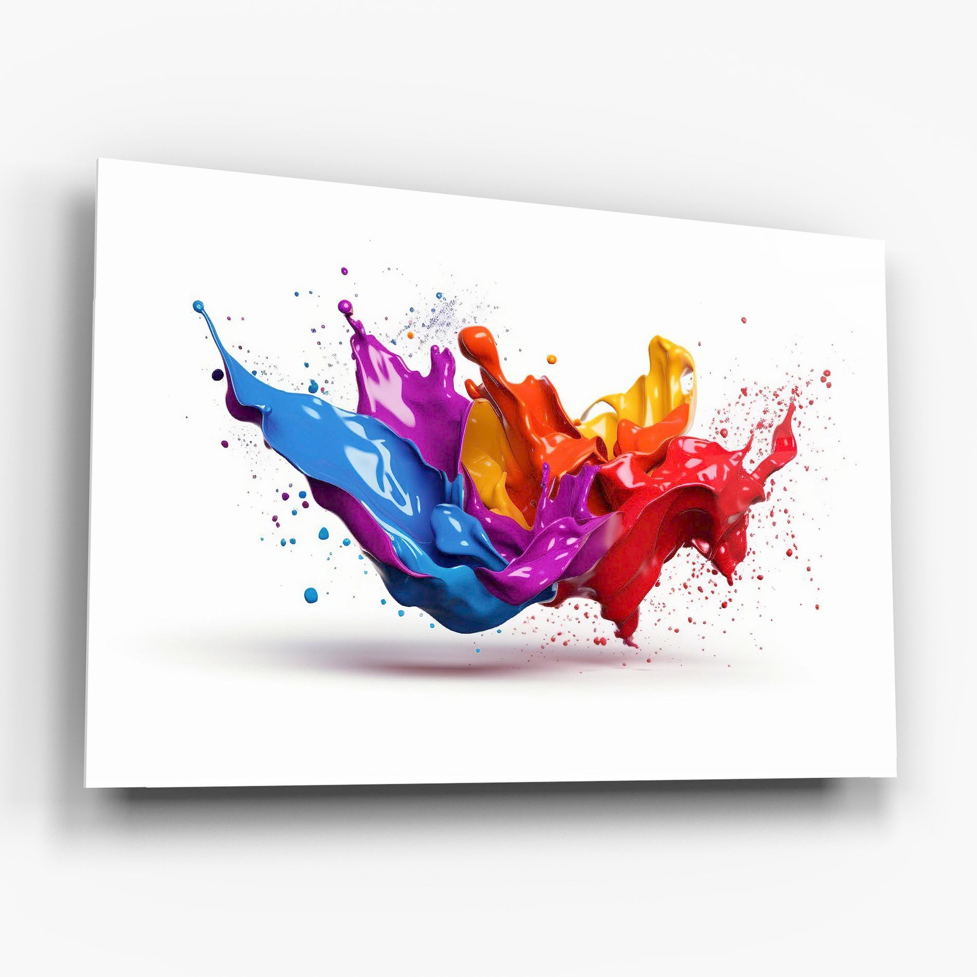 3d Floating Splash mockup 6