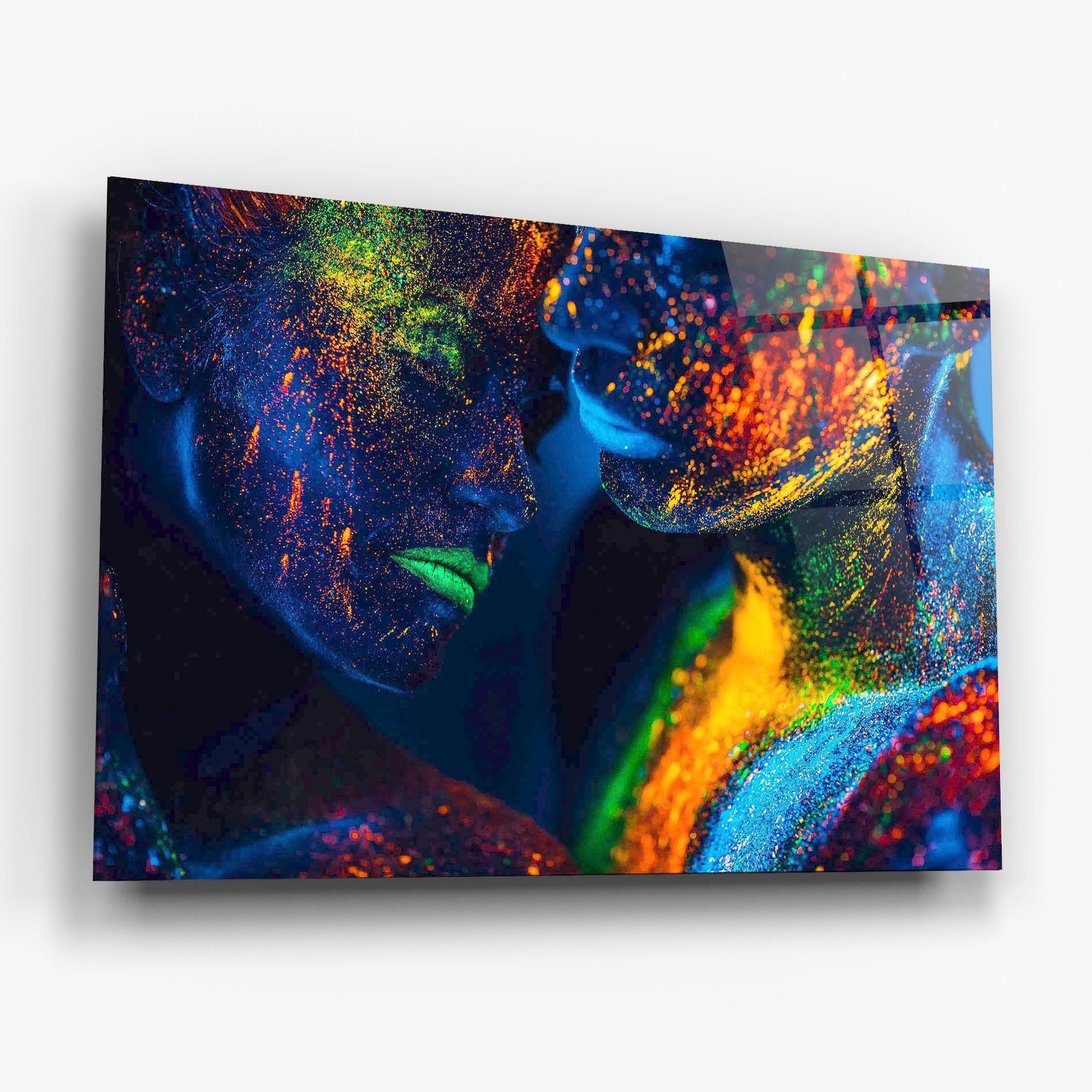 Fluorescent Green Lips mockup 6