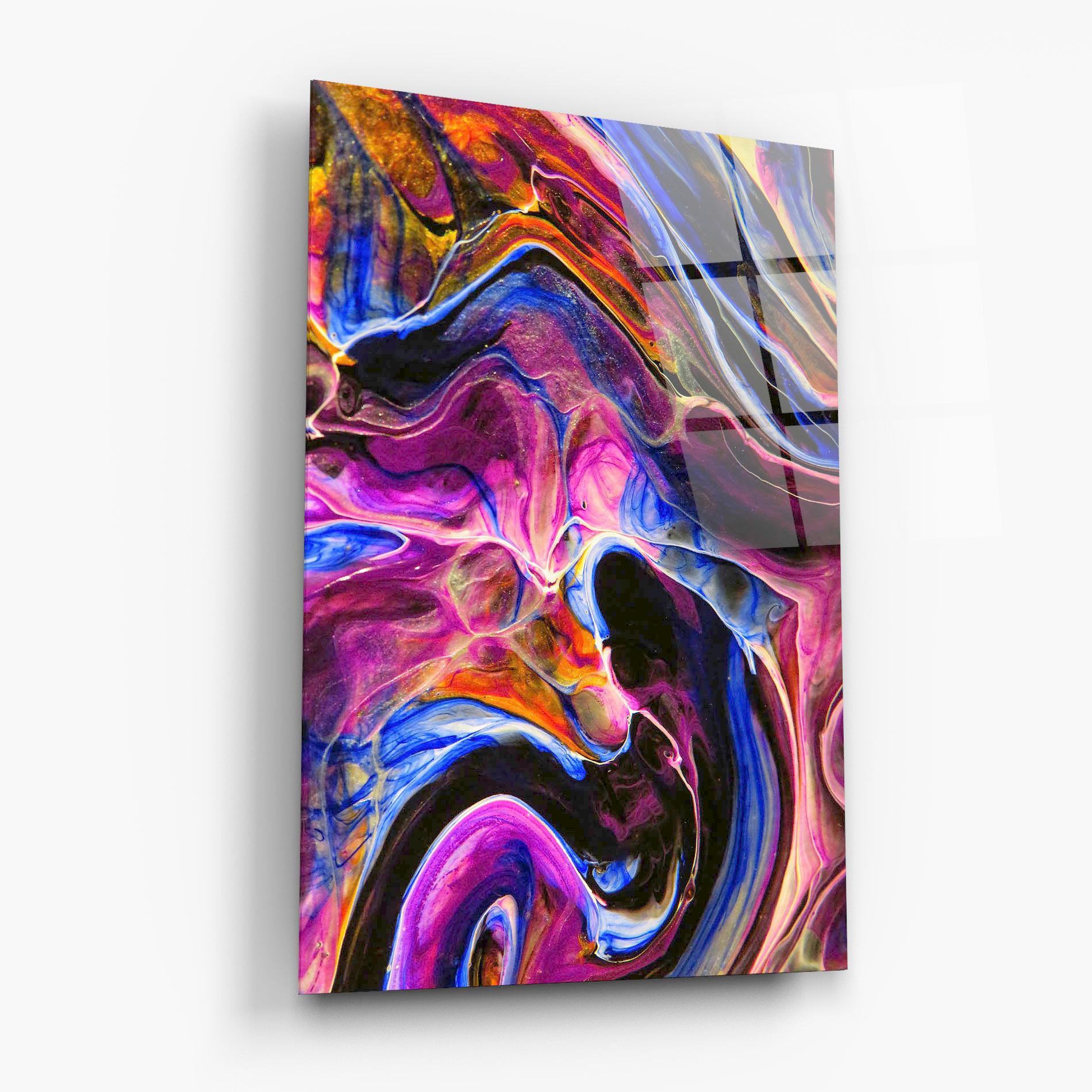 Üvegkép Colourful Abstract Shades mockup 6