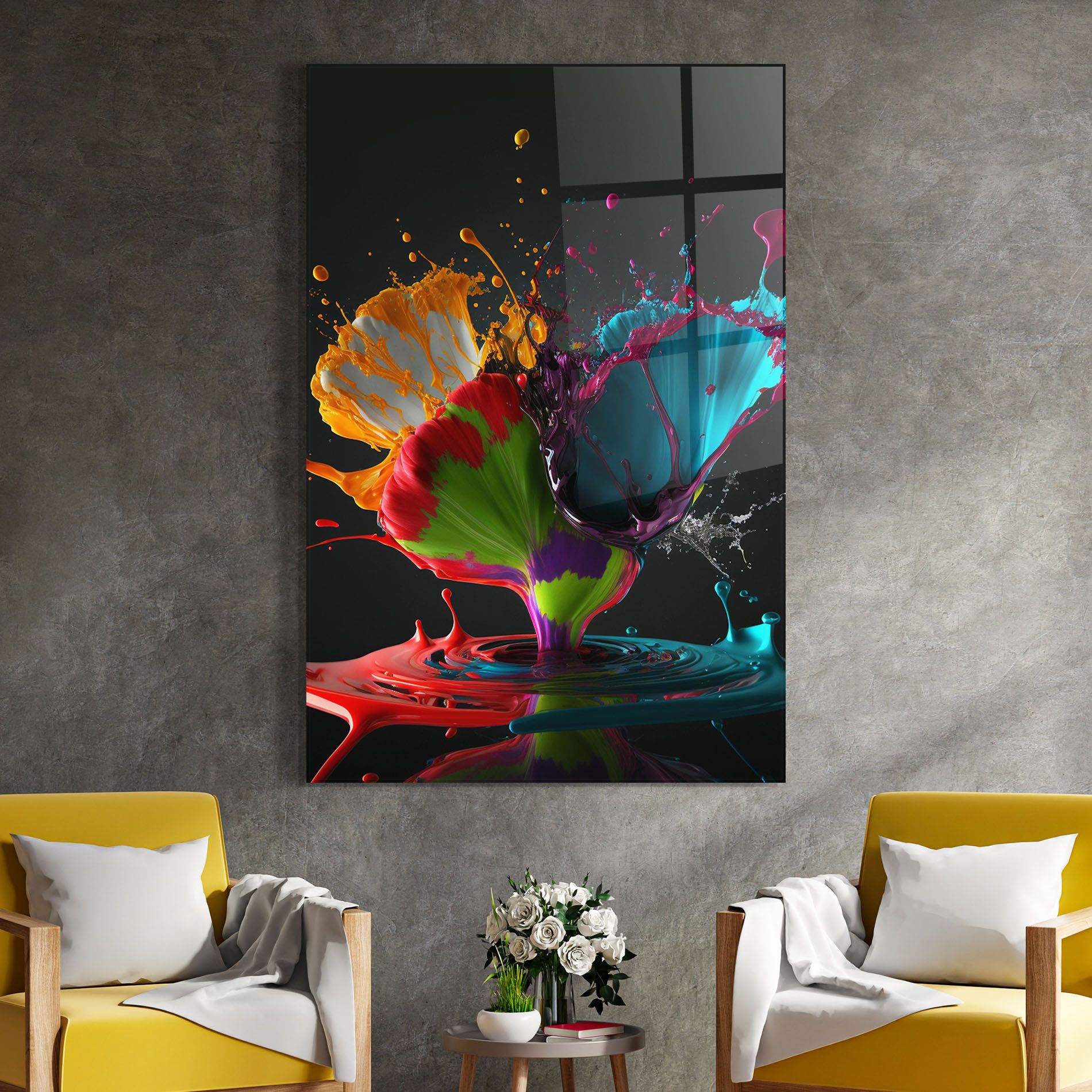 Beautiful Colorful Splash mockup 4