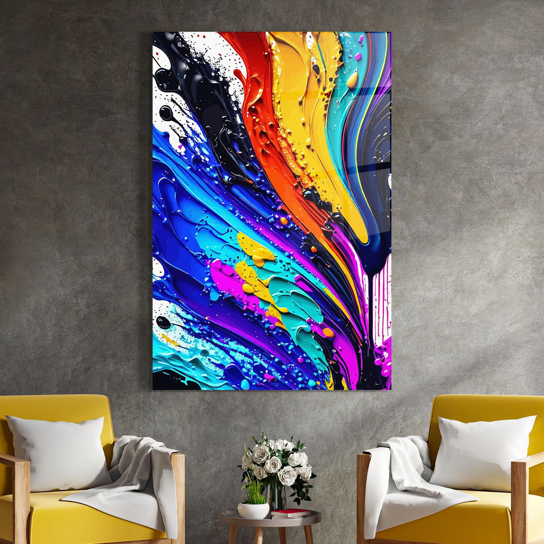 Üvegkép Beautiful Splash mockup 4