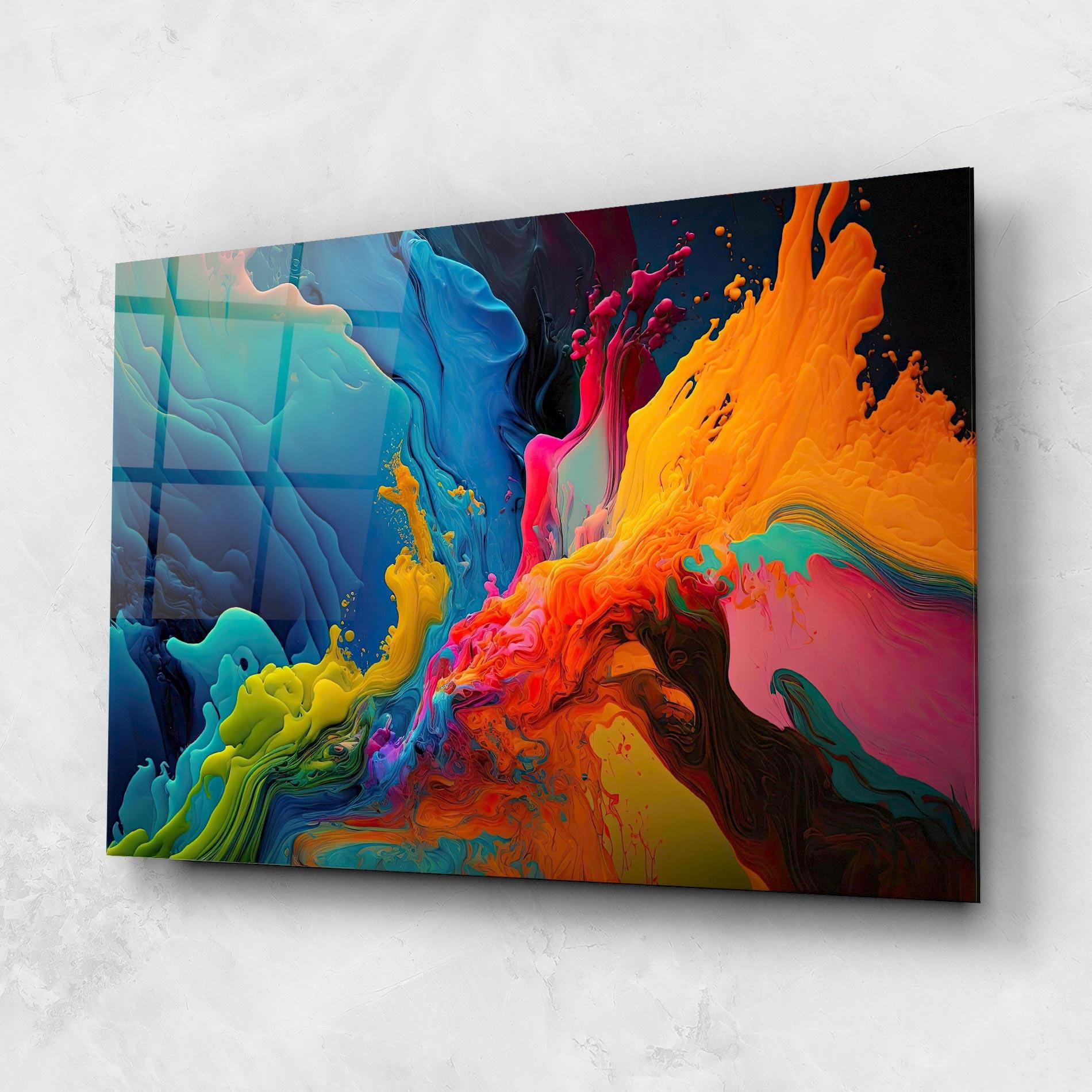 Üvegkép Color Floating mockup 1