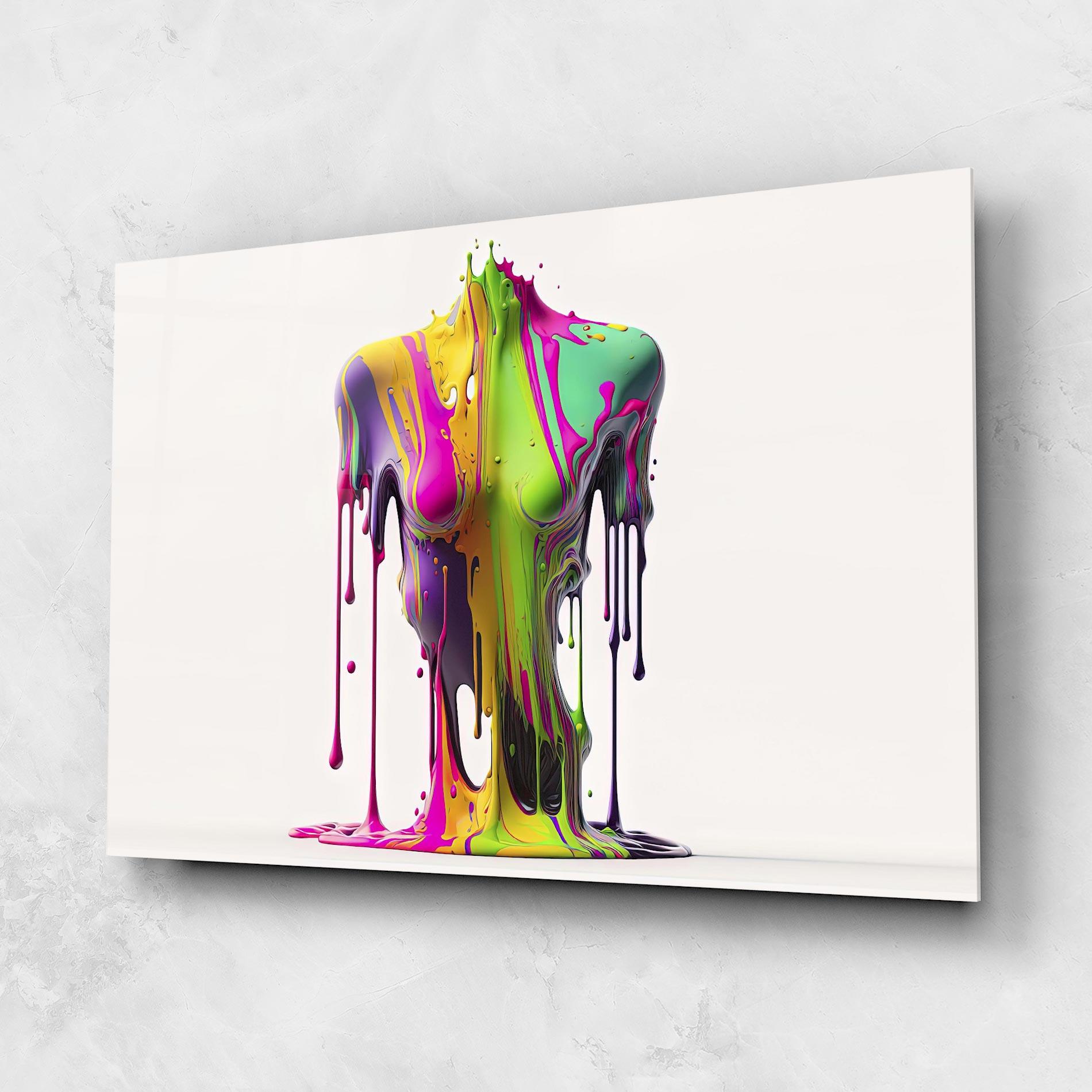 Üvegkép Colorful Body mockup 1