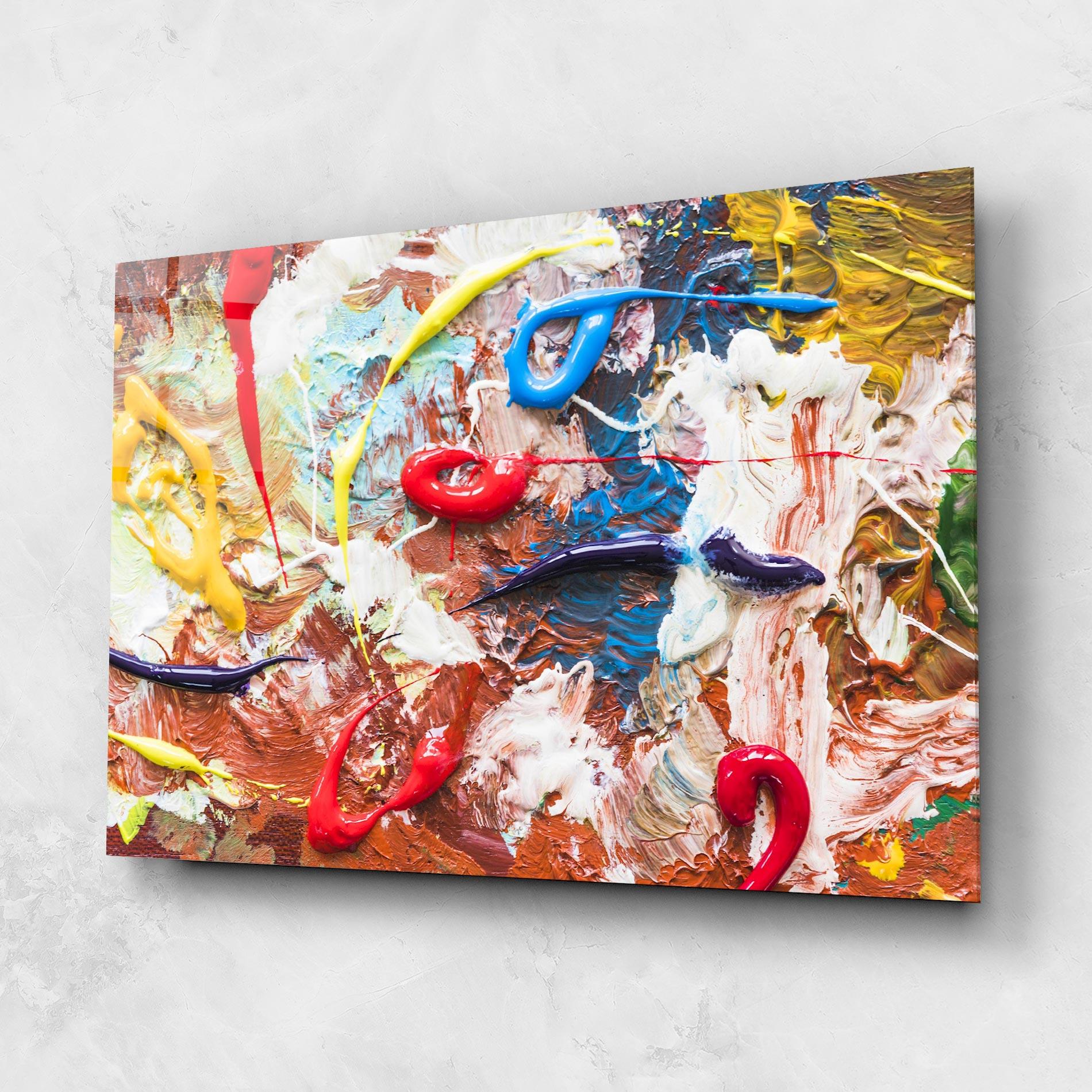 Üvegkép Paint Color mockup 1