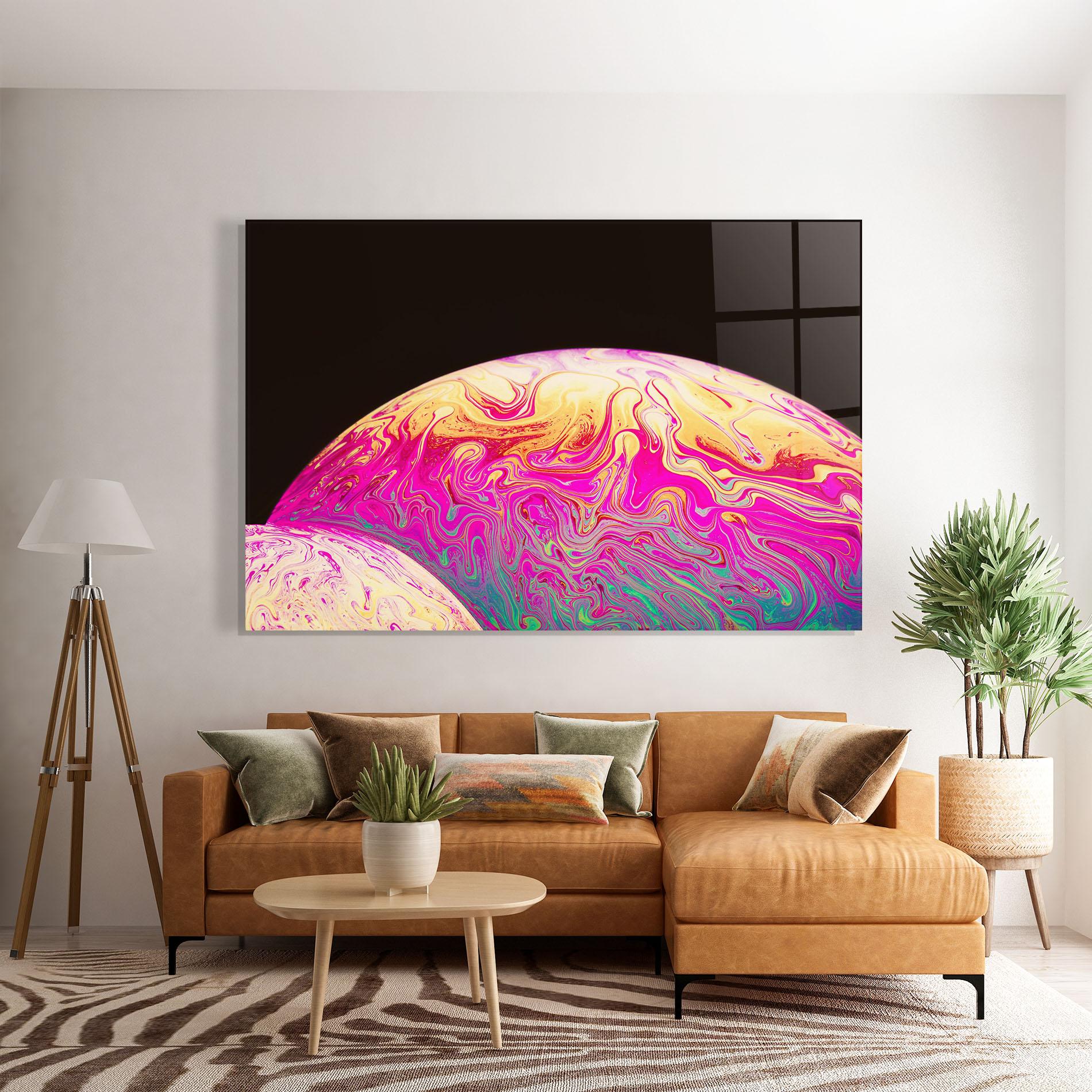 Üvegkép Psychedelic Bubbles mockup 7