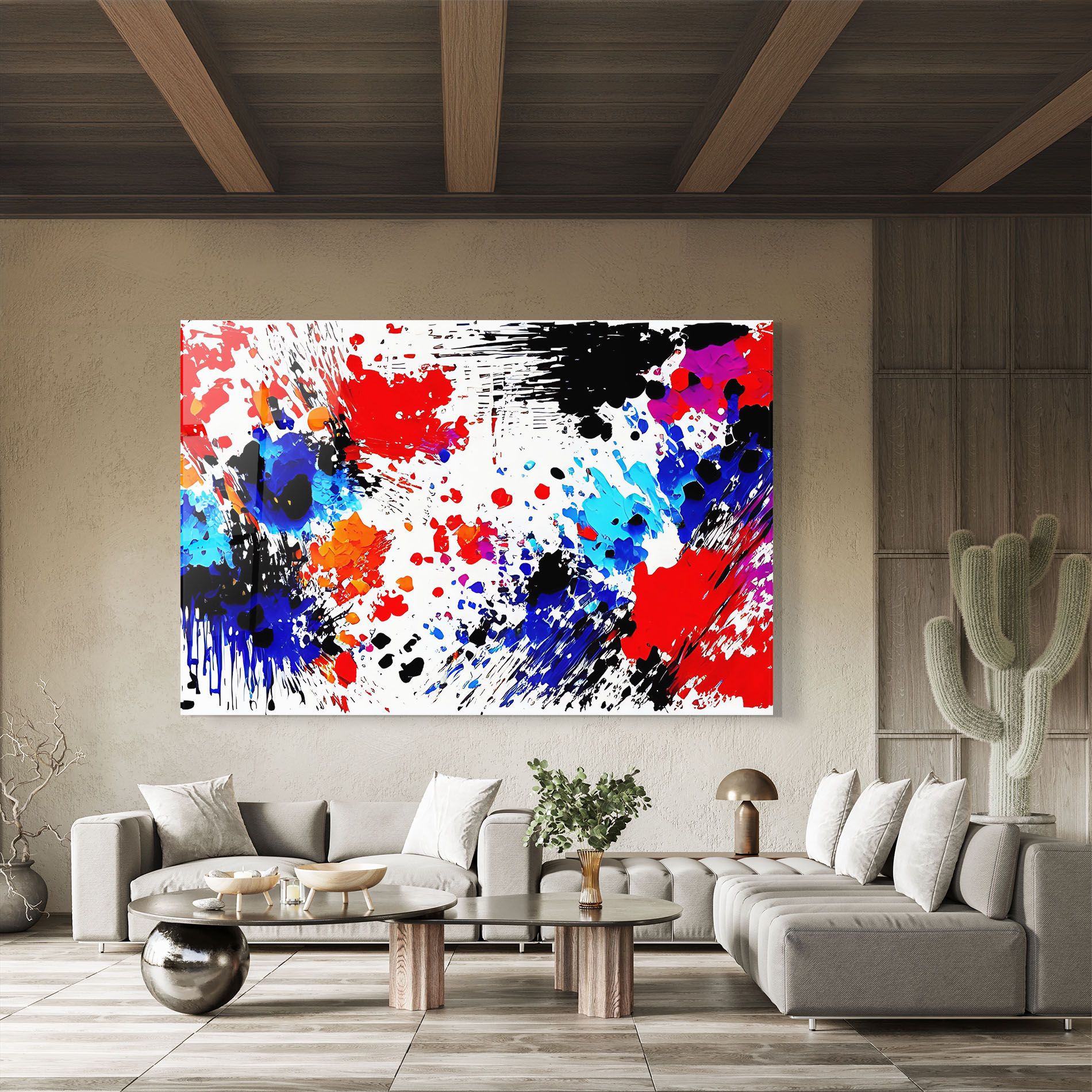 Oil Red Paint mockup 8