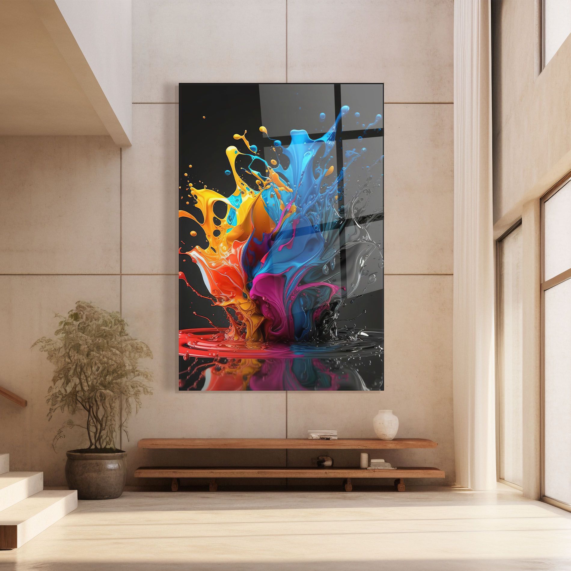 Black Blue Splash mockup 8