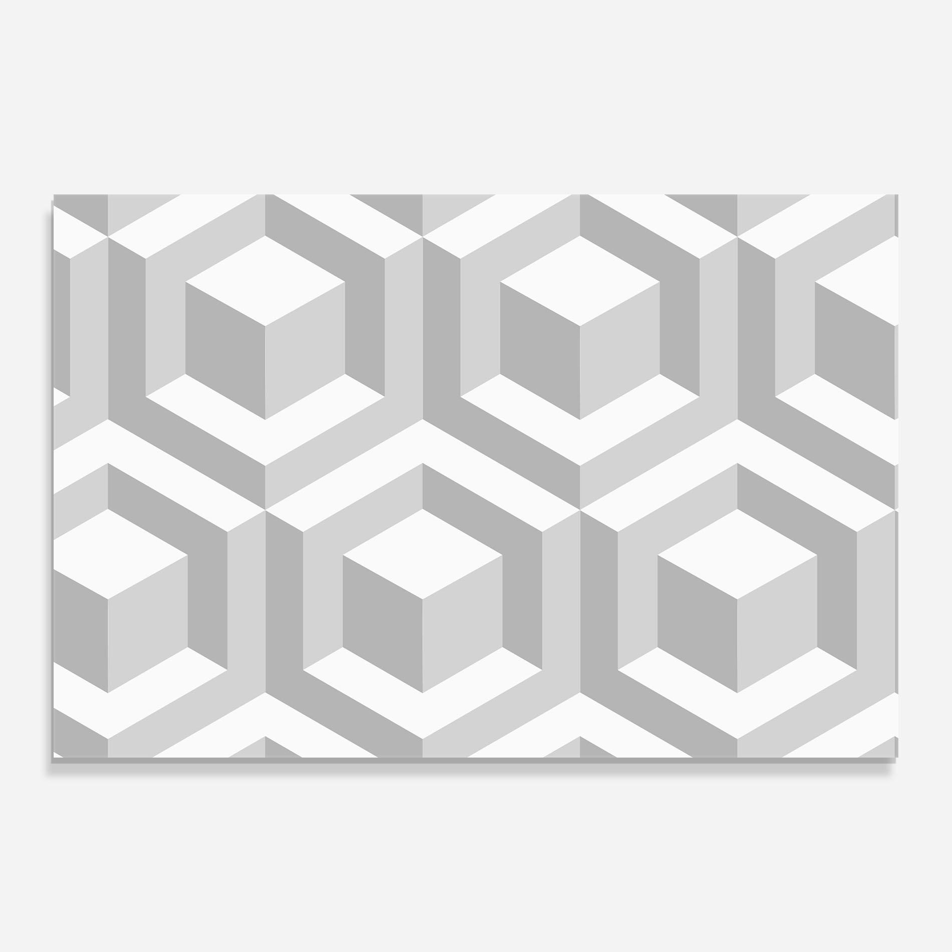 Üvegkép 3d Square mockup 0