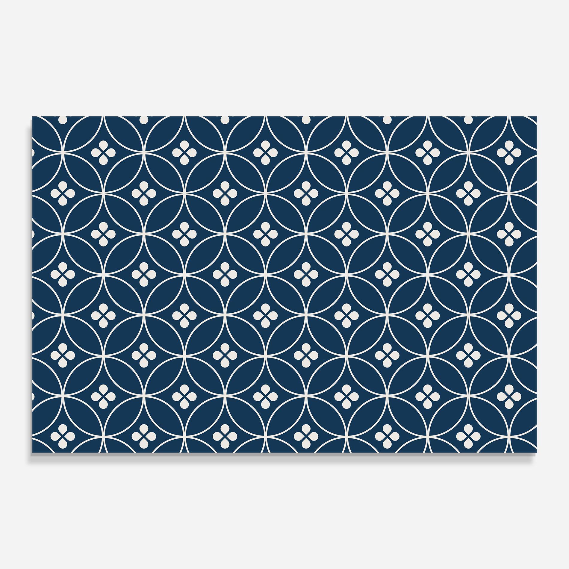 Üvegkép Blue Circle mockup 0