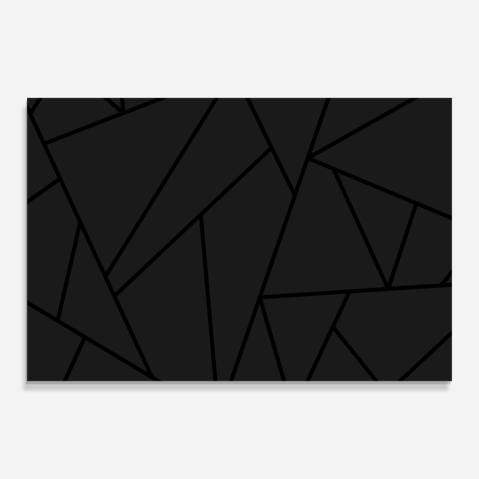 Üvegkép Grey Triangle mockup 0