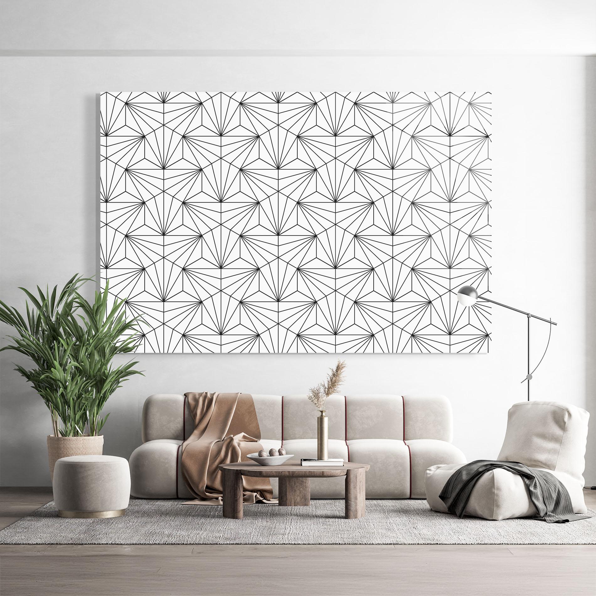 Üvegkép Black Triangle mockup 9