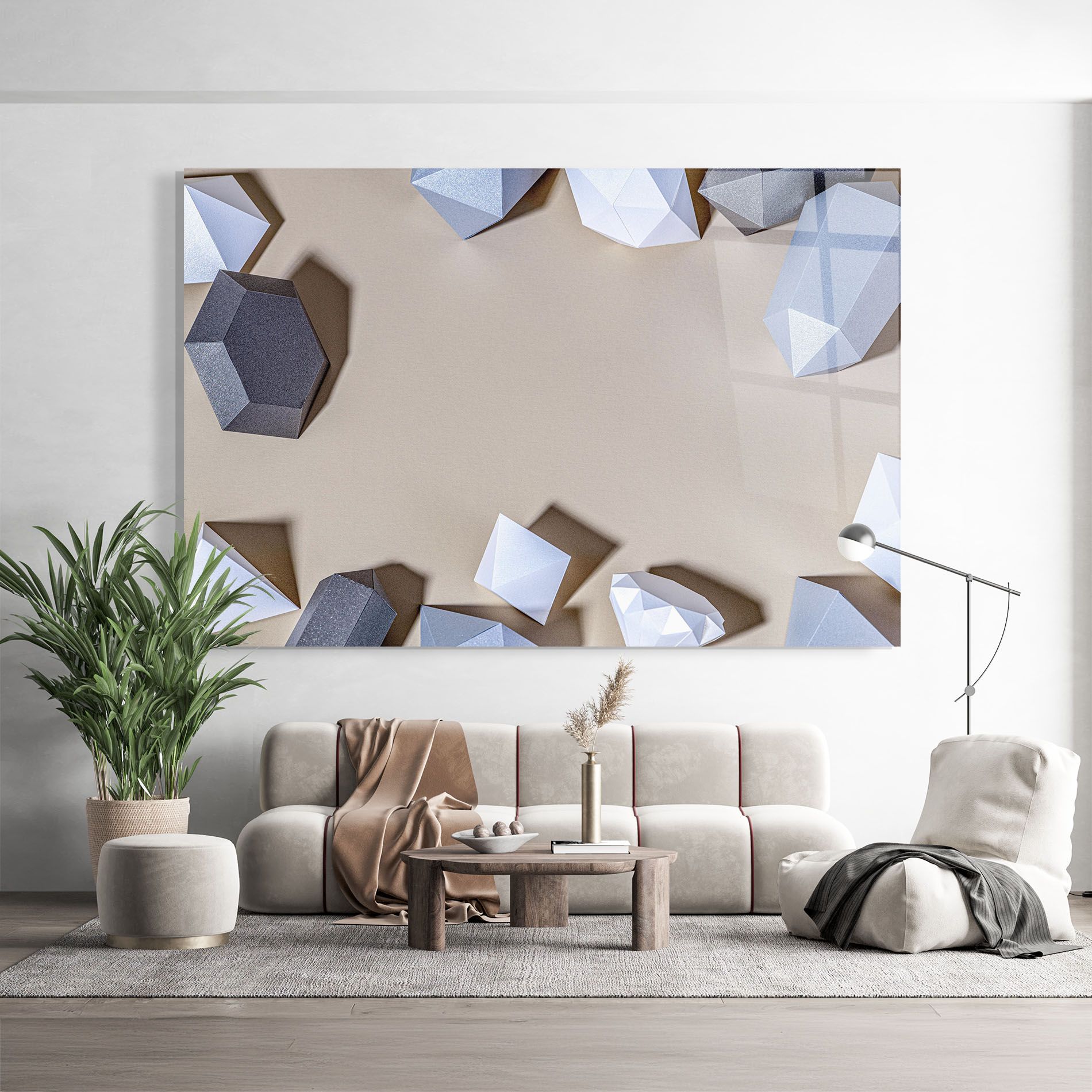 Geometric 3d Shapes mockup 9