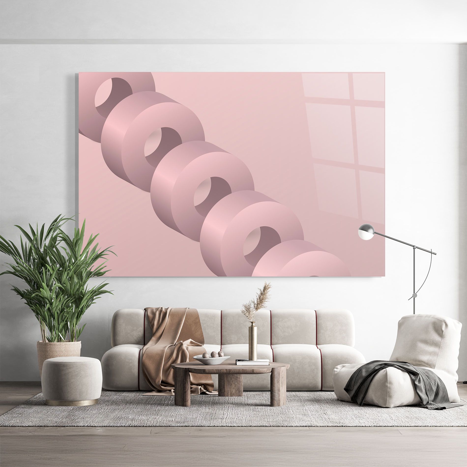 Pink Circle mockup 9