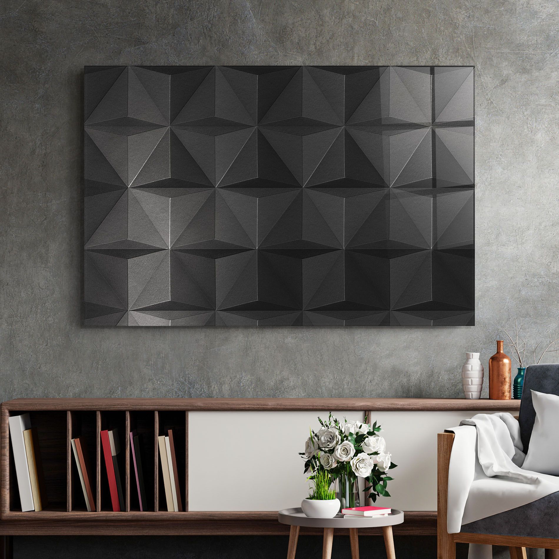 Black Shade Triangle mockup 2