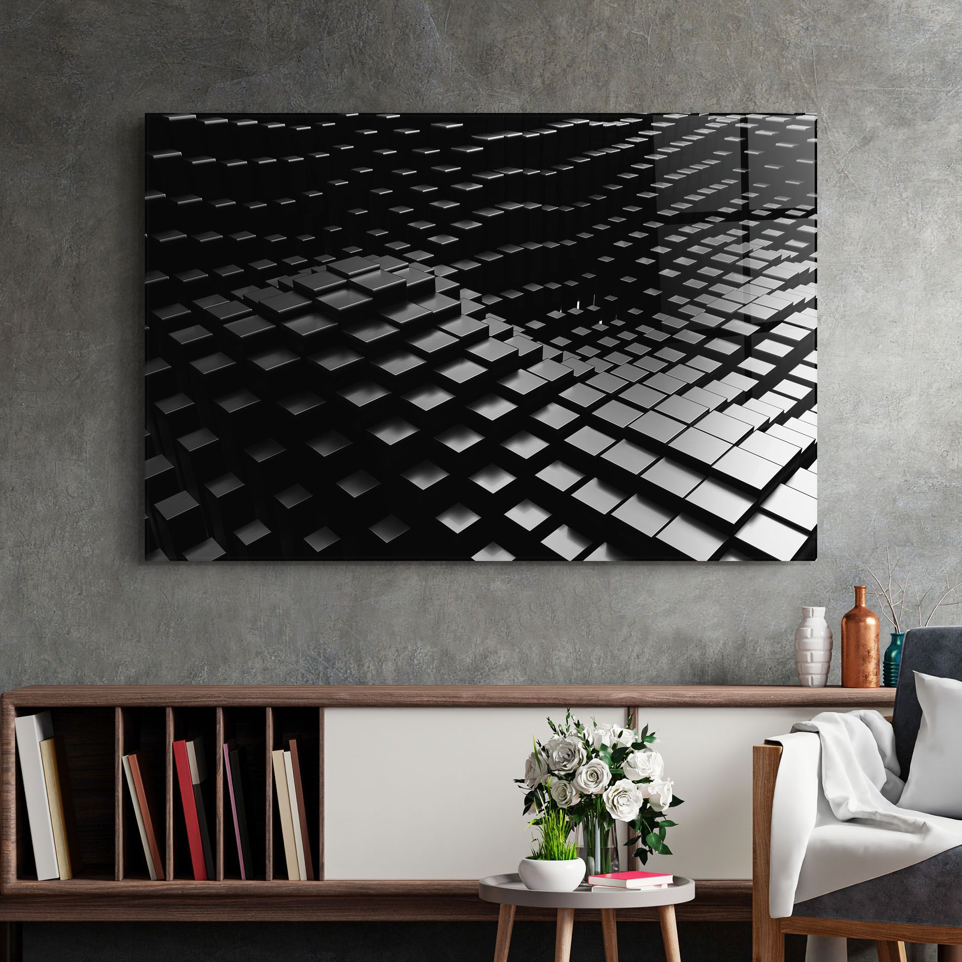 Black Square Wave mockup 2