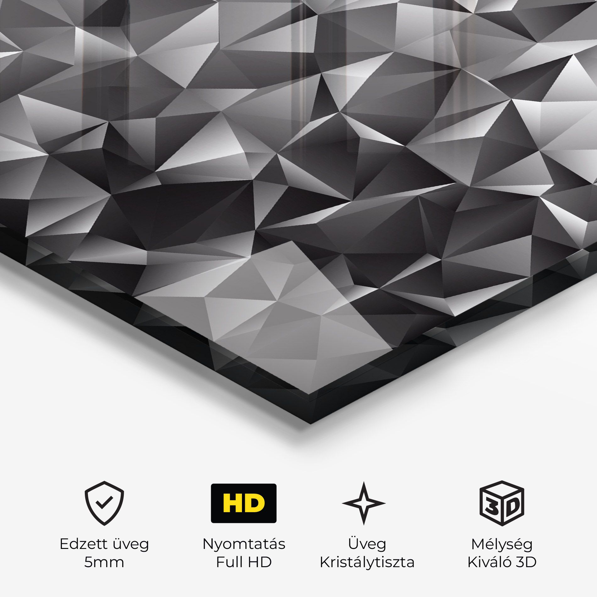 Black Triangle Pattern mockup 3