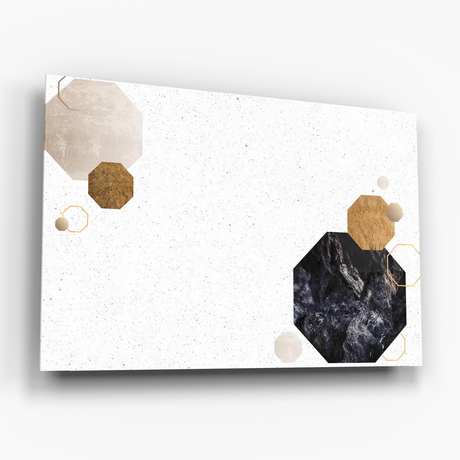 Üvegkép Big Hexagon mockup 6