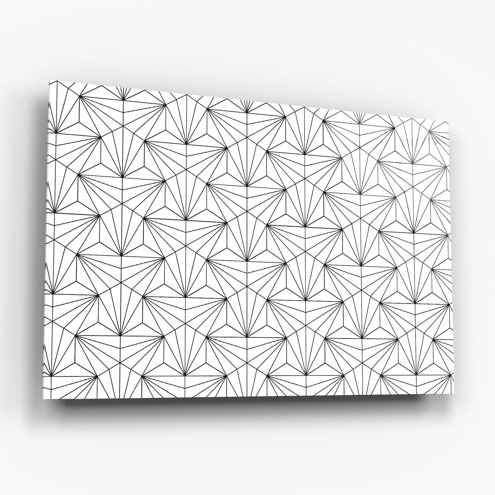 Üvegkép Black Triangle mockup 6