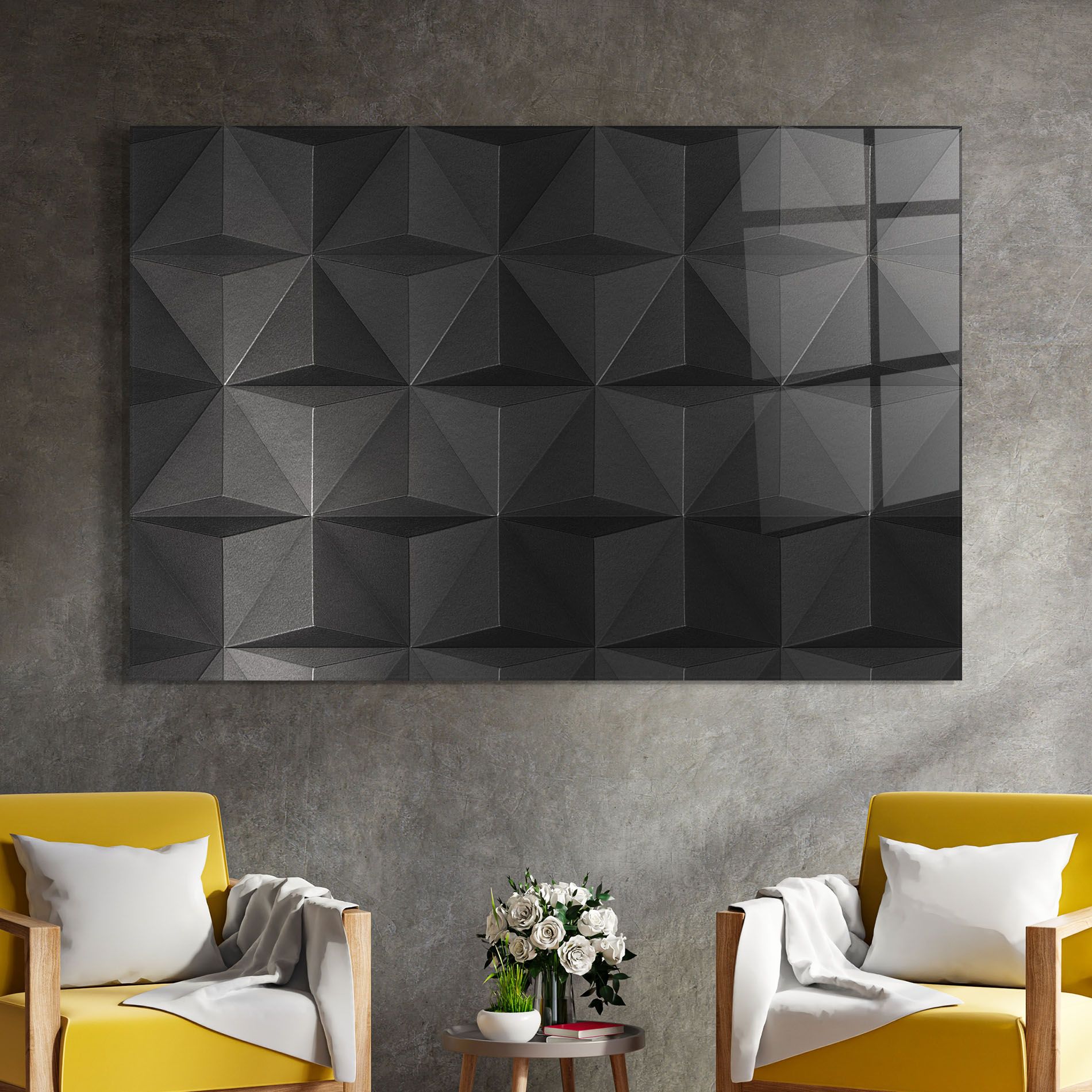 Black Shade Triangle mockup 4