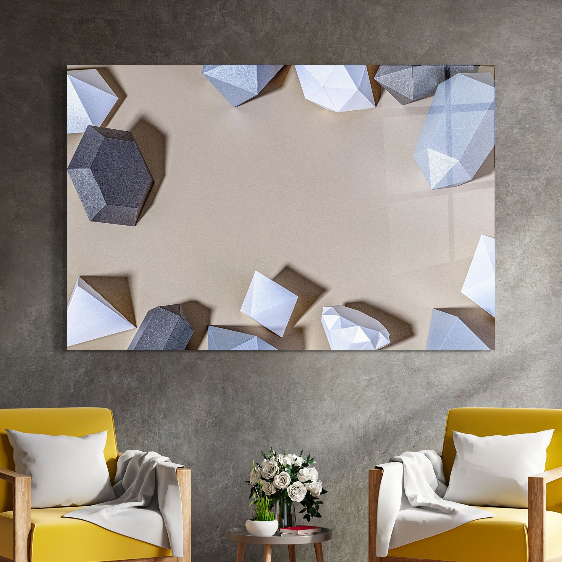 Geometric 3d Shapes mockup 4