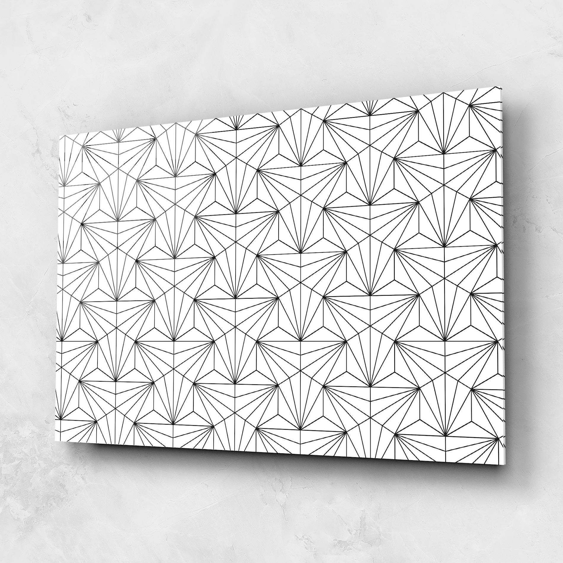 Üvegkép Black Triangle mockup 1