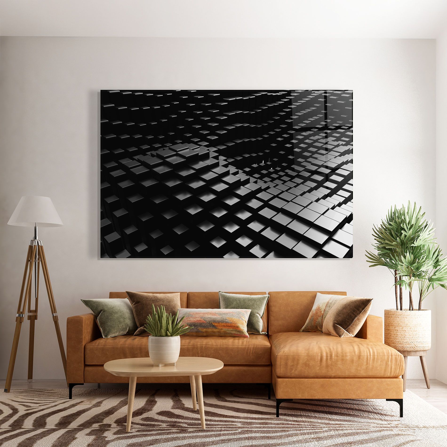 Black Square Wave mockup 7