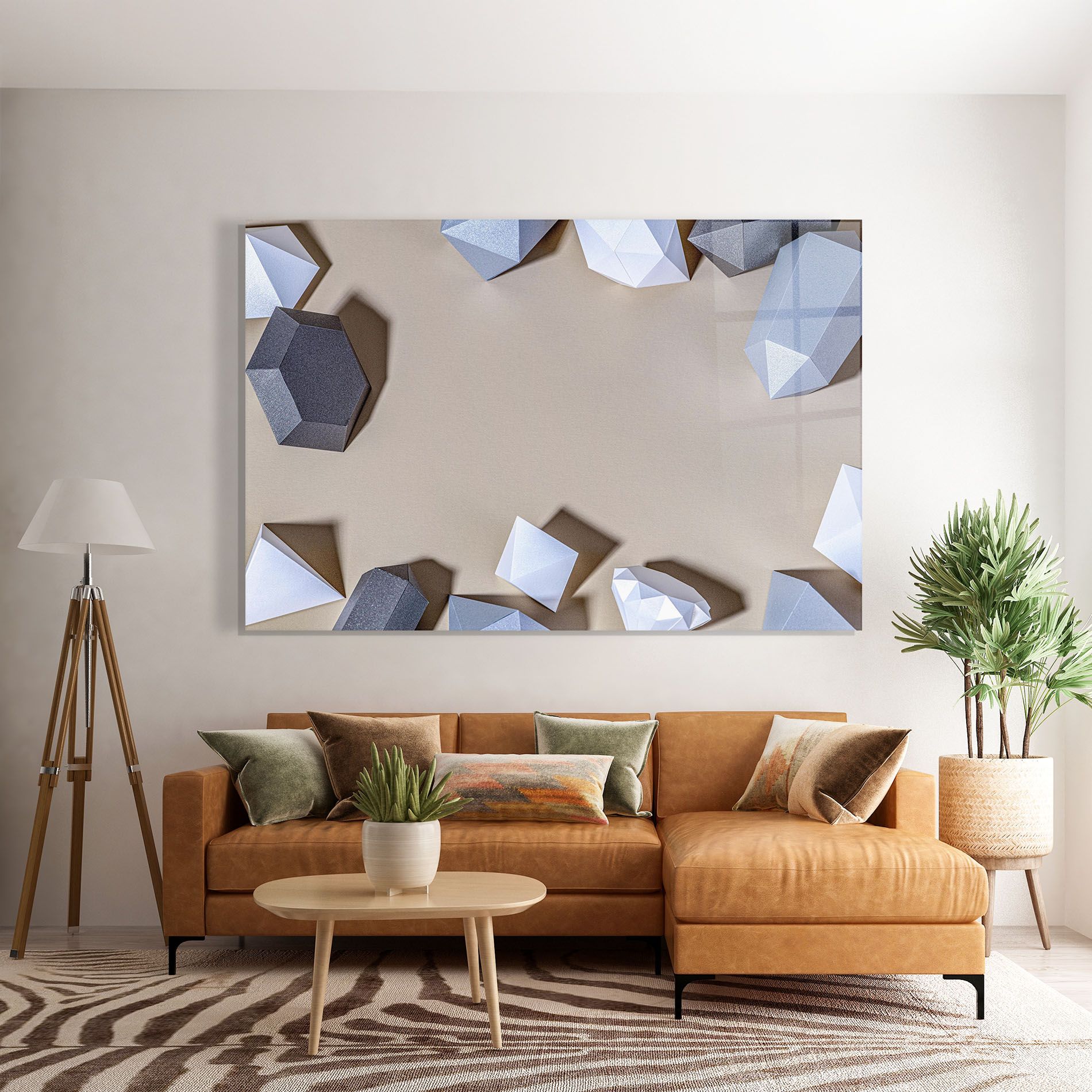 Geometric 3d Shapes mockup 7