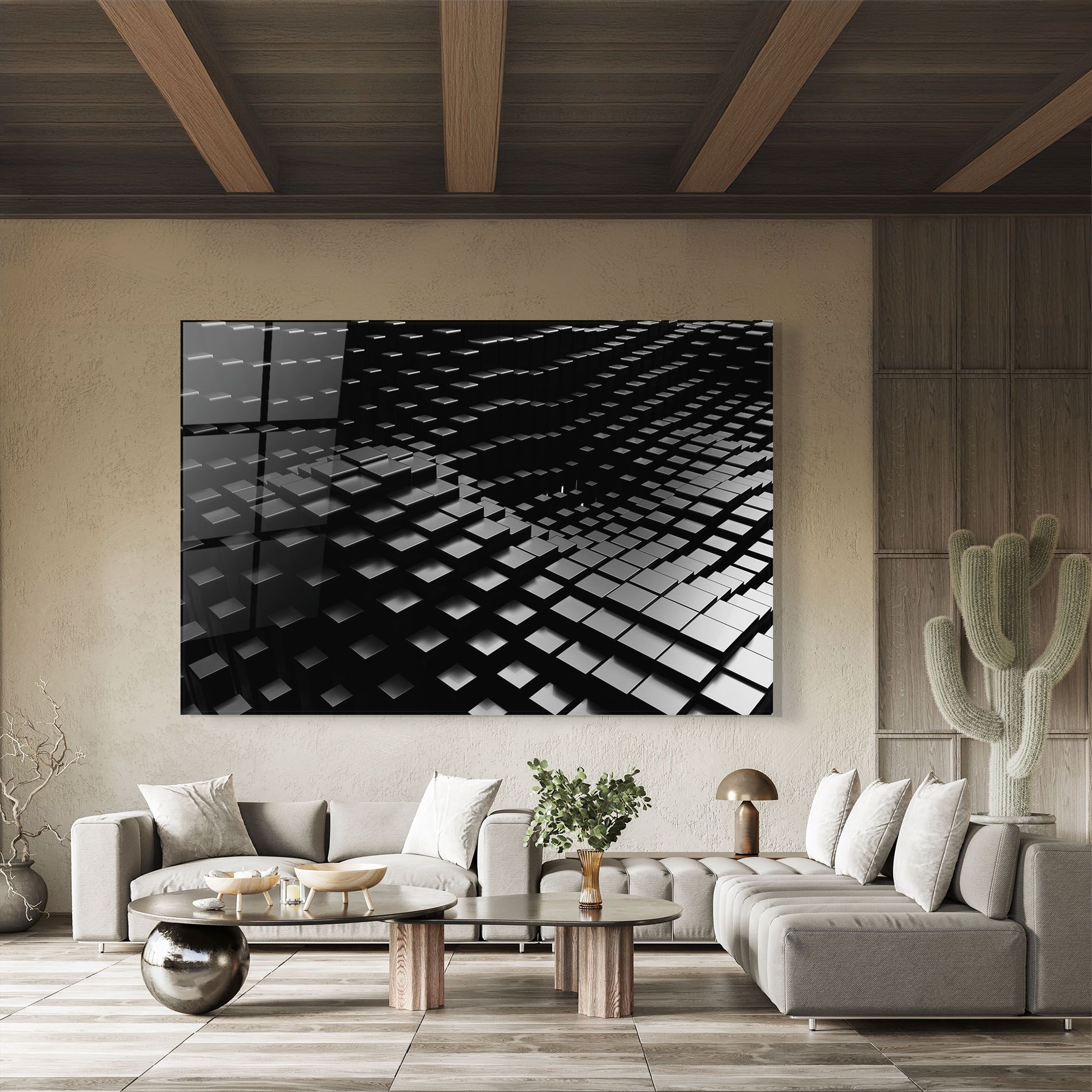 Black Square Wave mockup 8