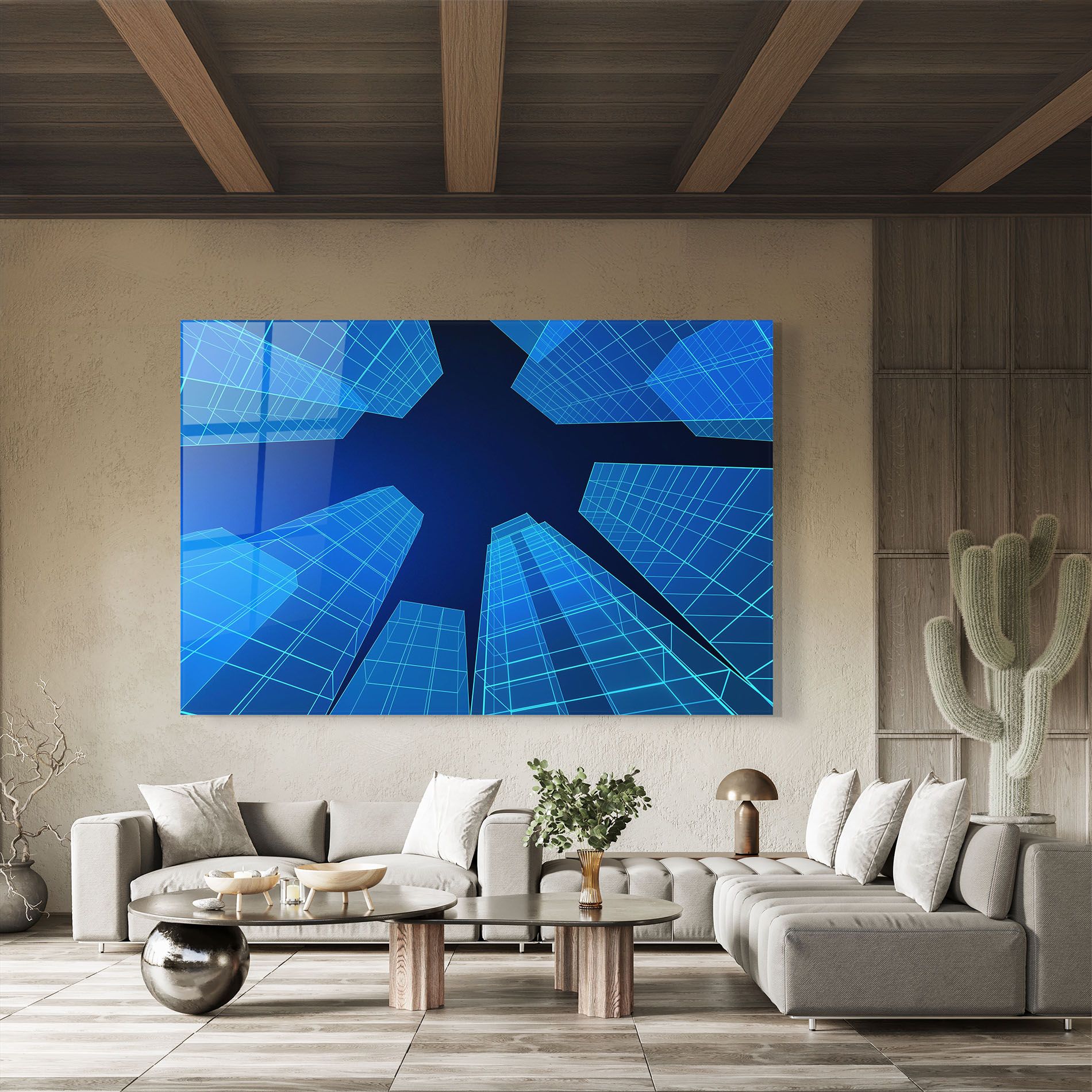 Blue Buildings mockup 8