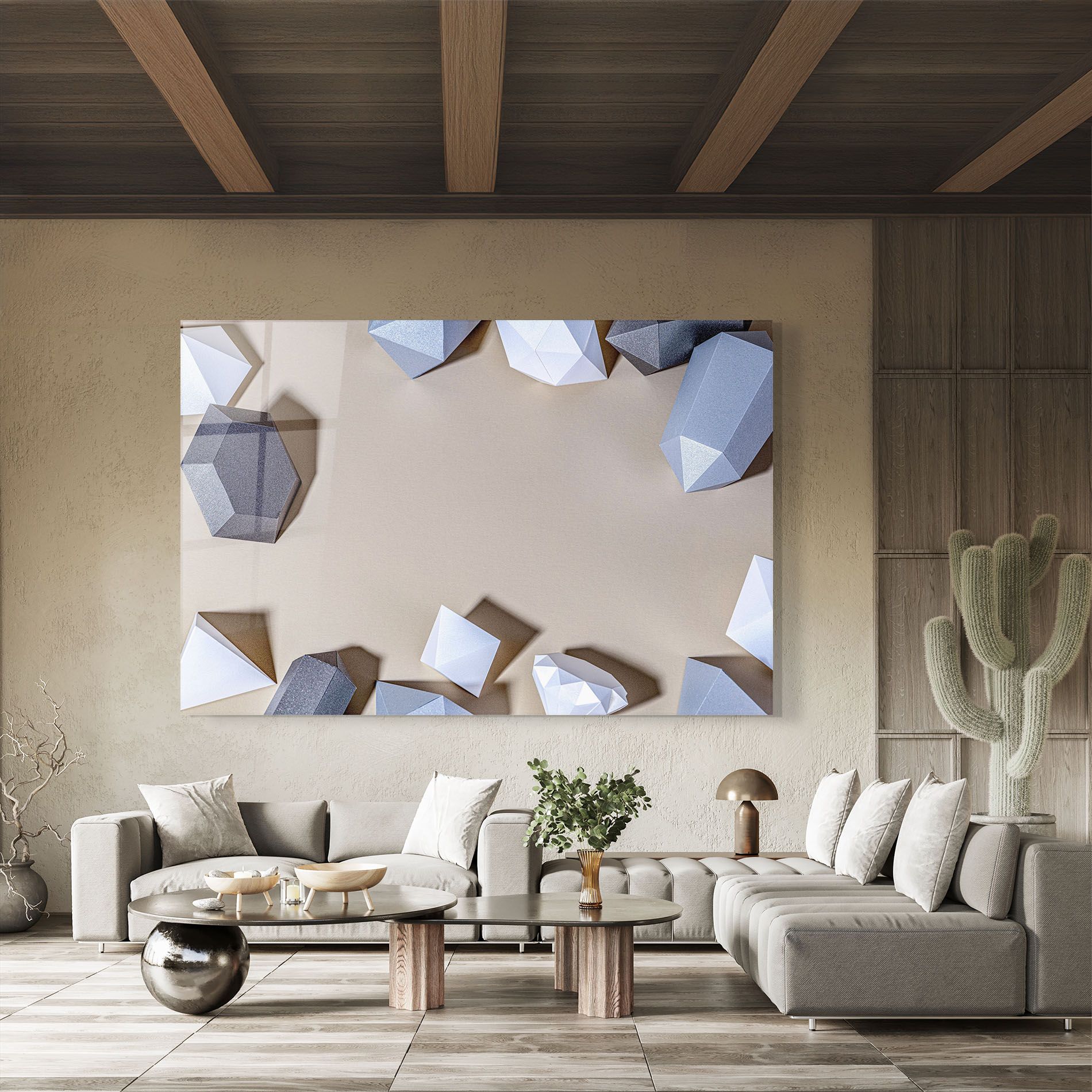 Geometric 3d Shapes mockup 8