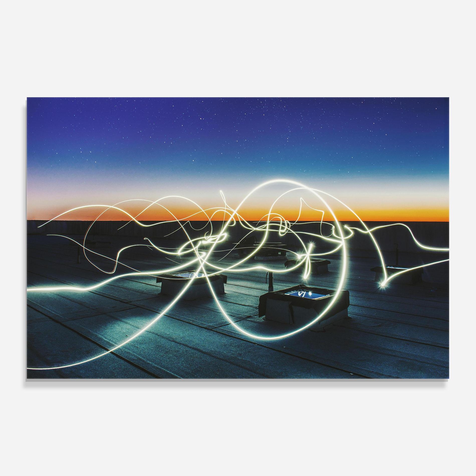 Üvegkép White Light Floating mockup 0