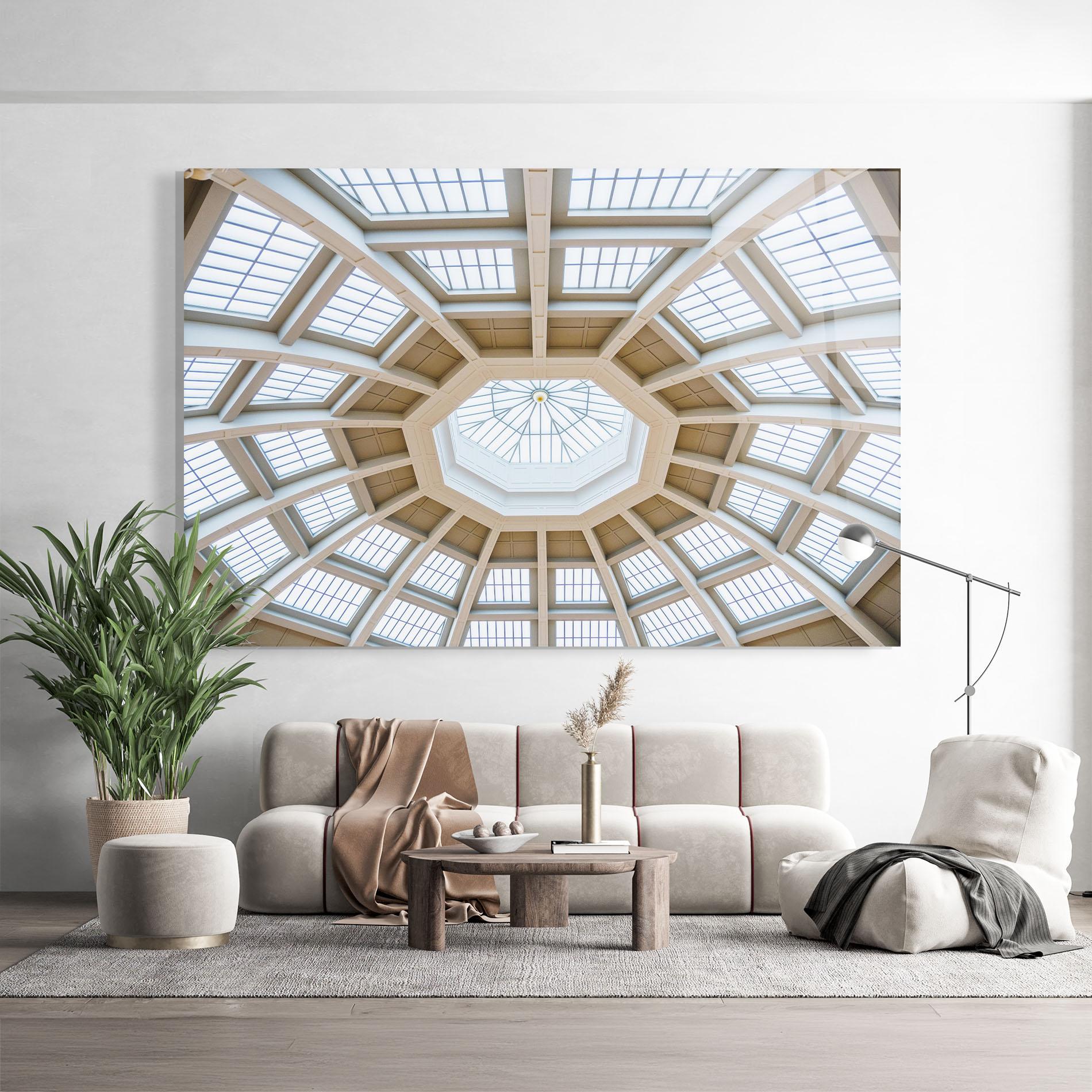 Üvegkép Ceiling Dome mockup 9