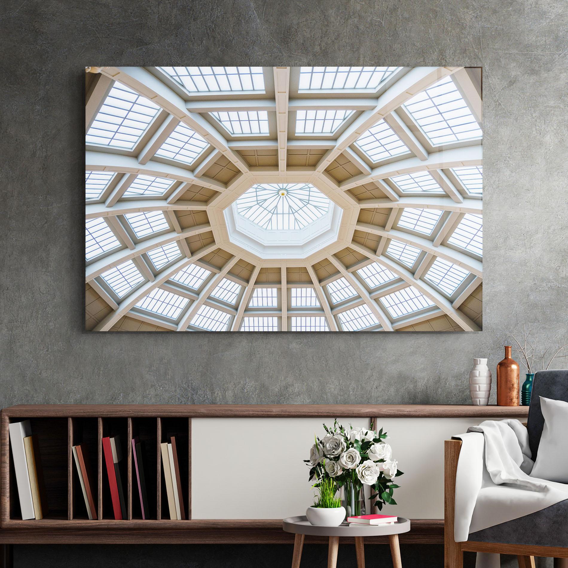 Üvegkép Ceiling Dome mockup 2
