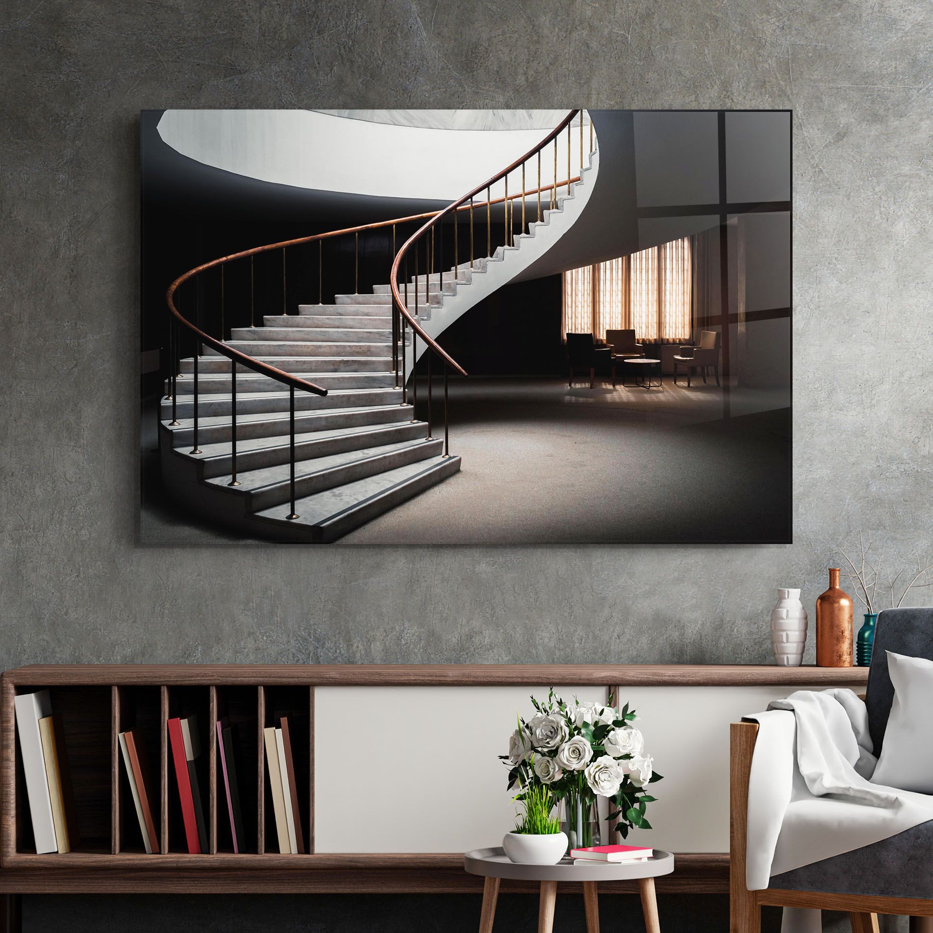 Dark Room Stairs mockup 2