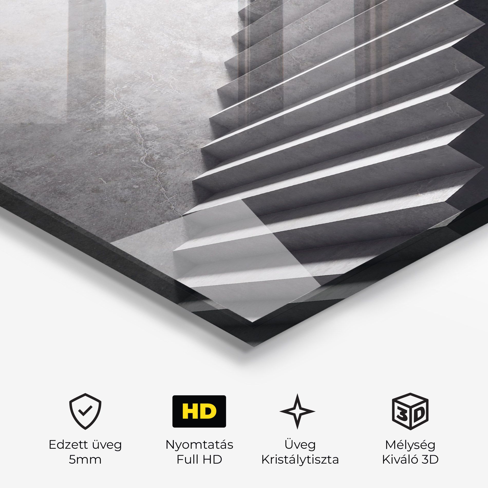 Concrete Stairs mockup 3