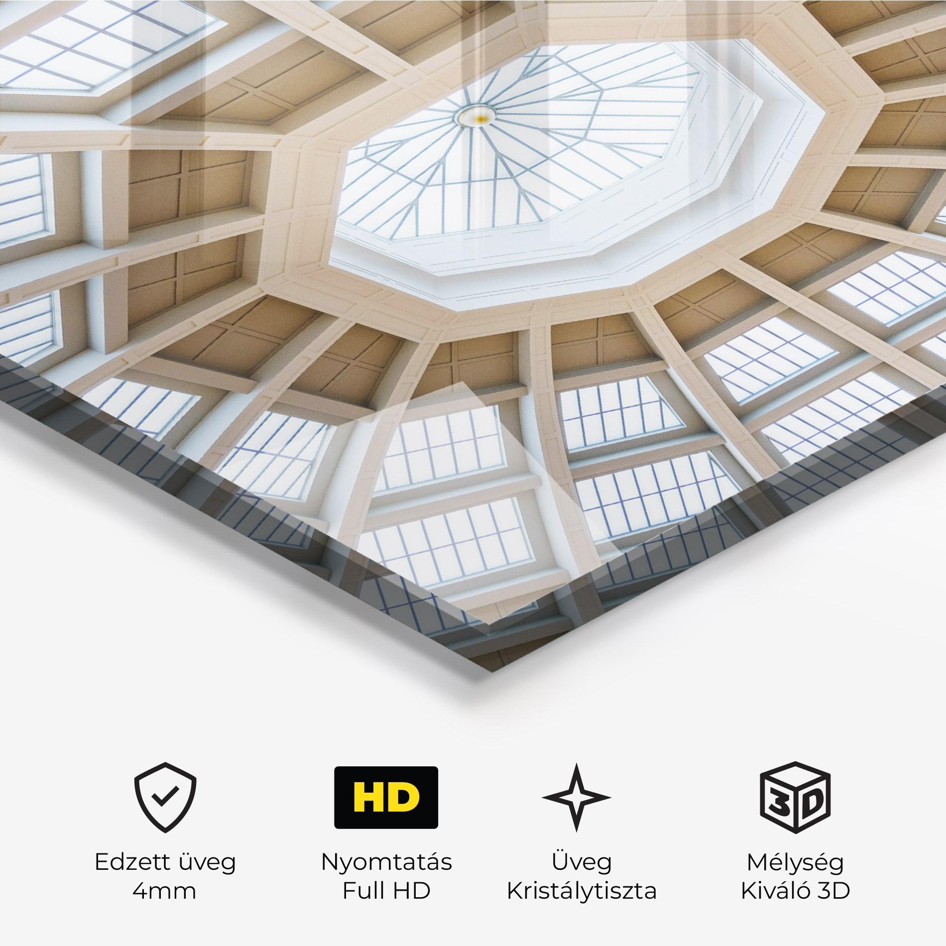 Üvegkép Ceiling Dome mockup 3