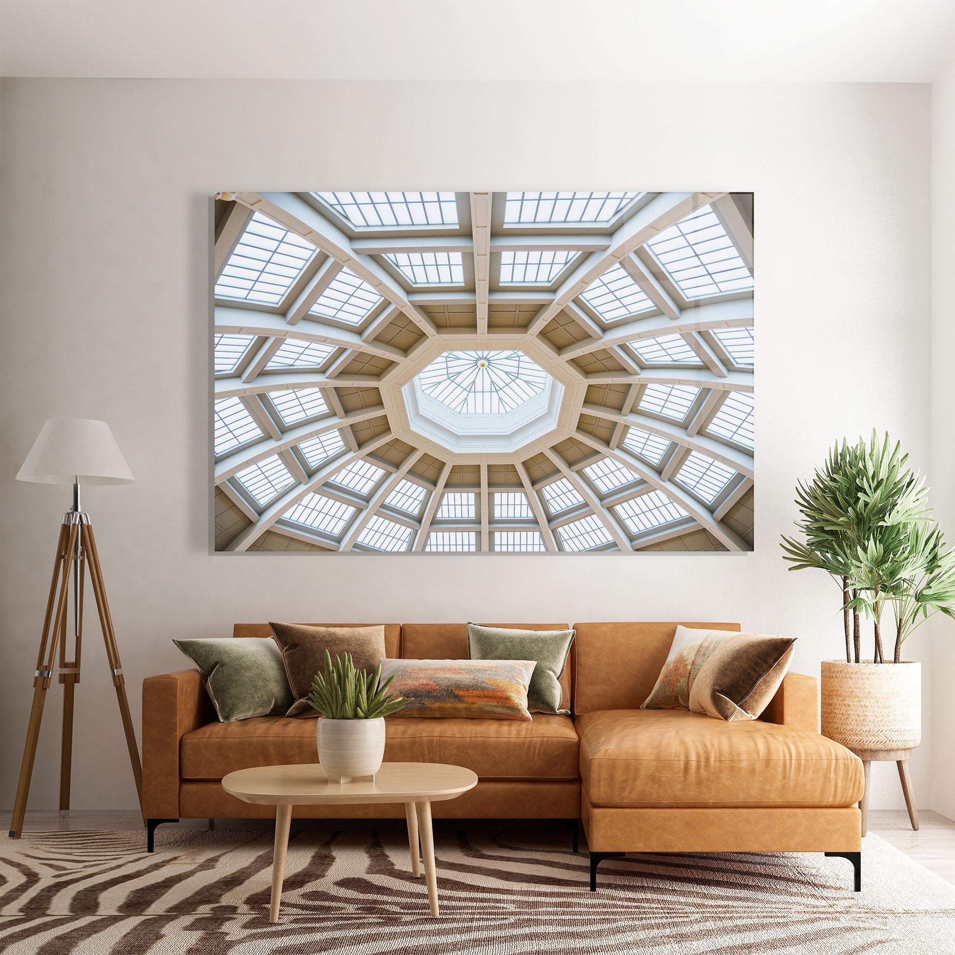 Üvegkép Ceiling Dome mockup 7