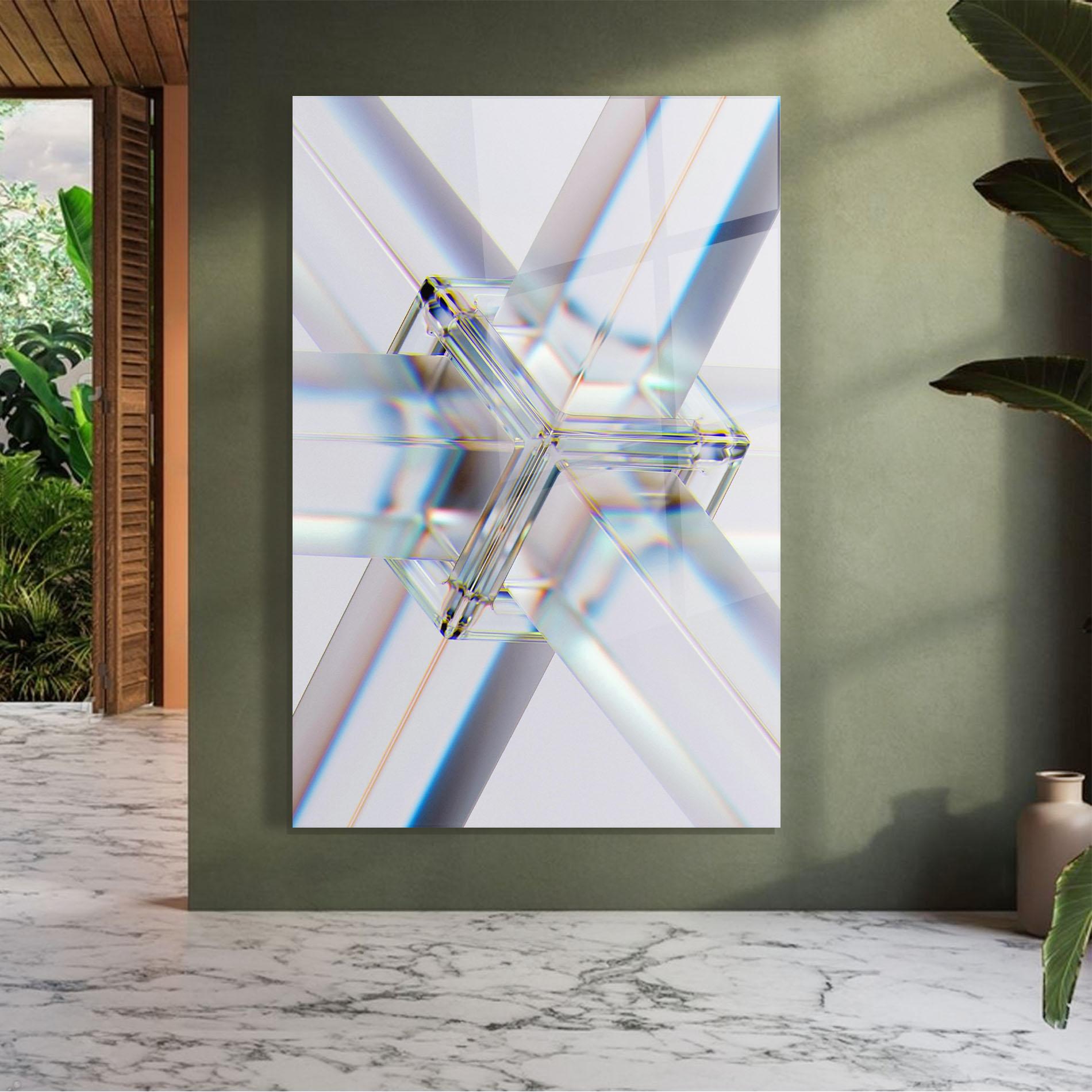 Üvegkép Glass Shape mockup 7