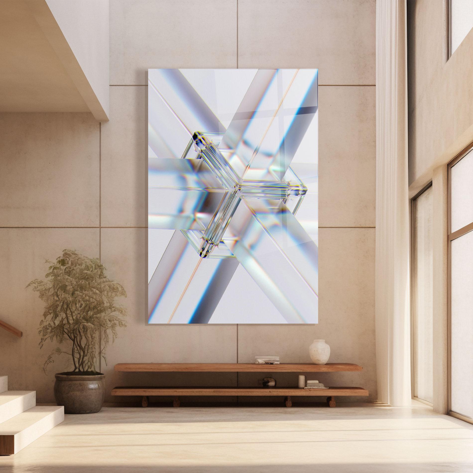 Üvegkép Glass Shape mockup 8