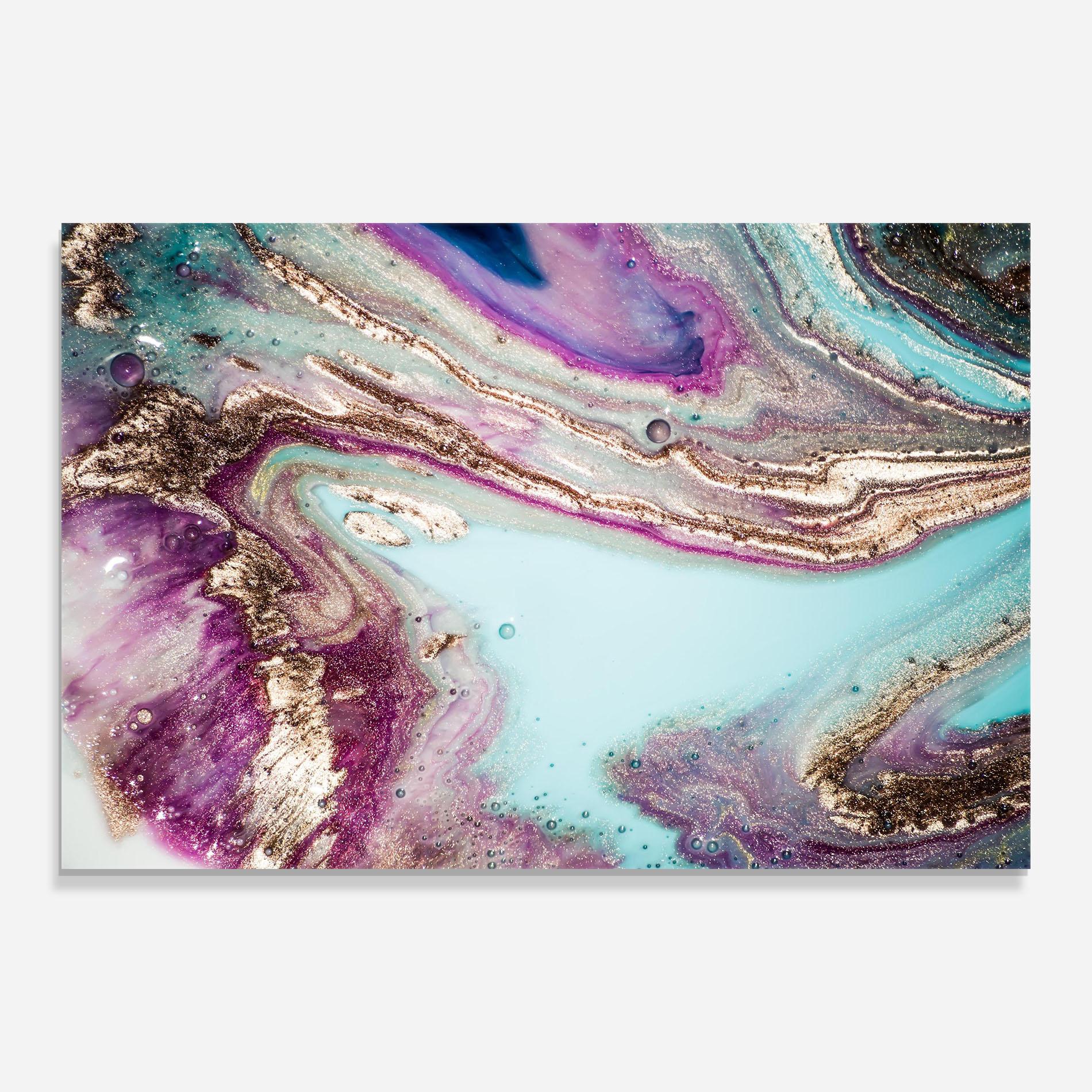 Üvegkép Pink Marble Shades mockup 0