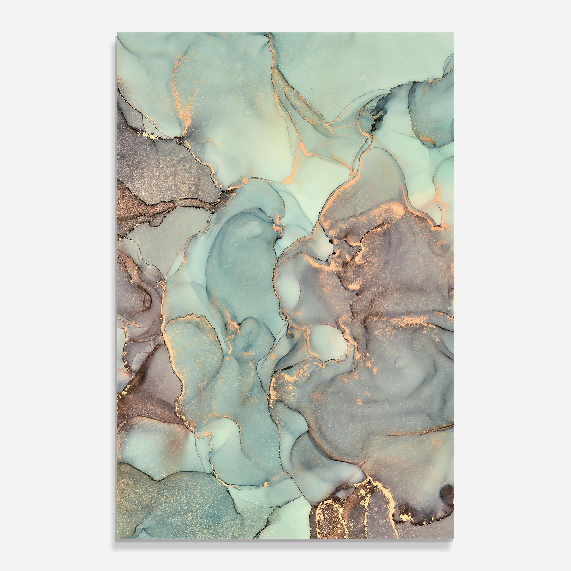 Abstract Turquoise Marble mockup 0