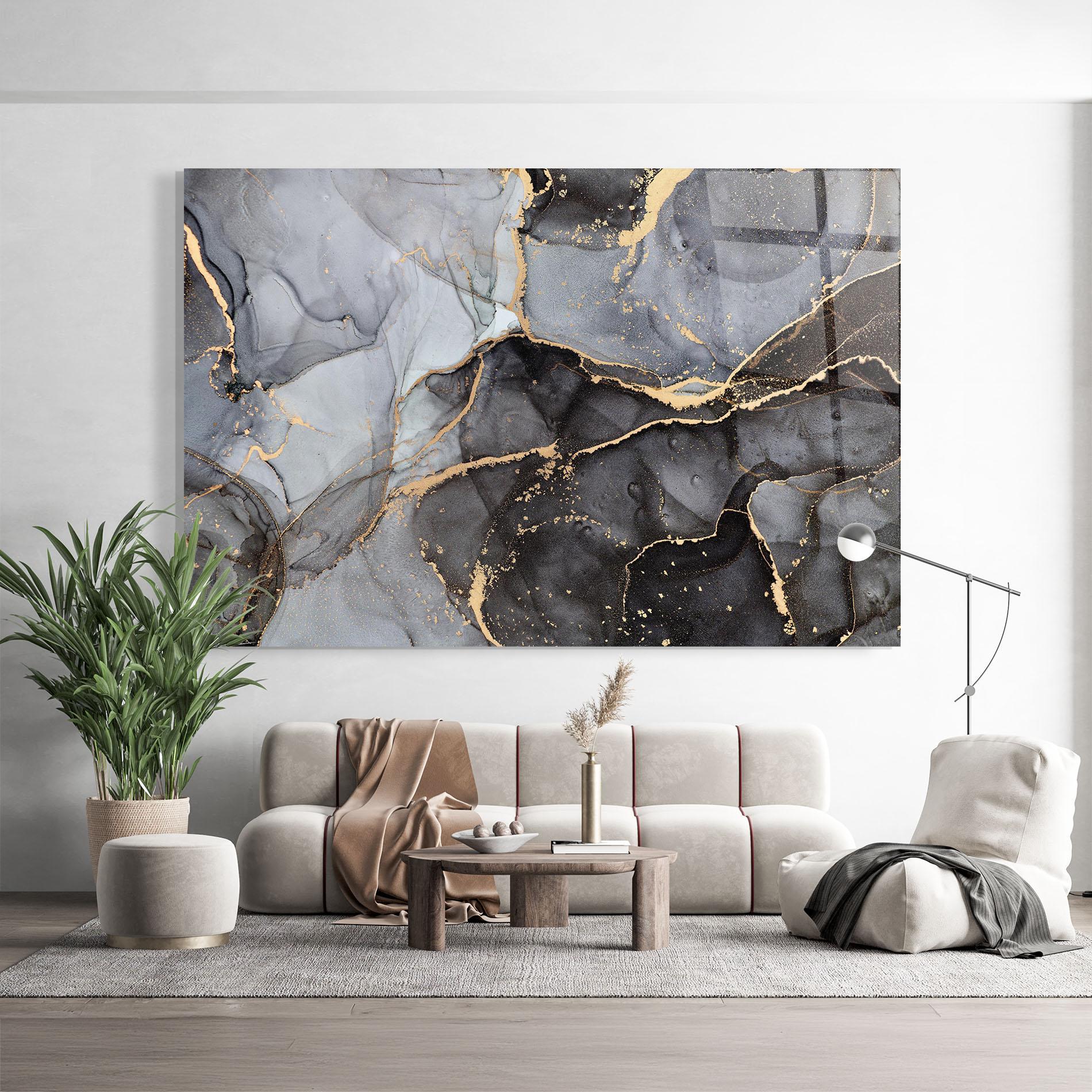Üvegkép Abstract Marble mockup 9
