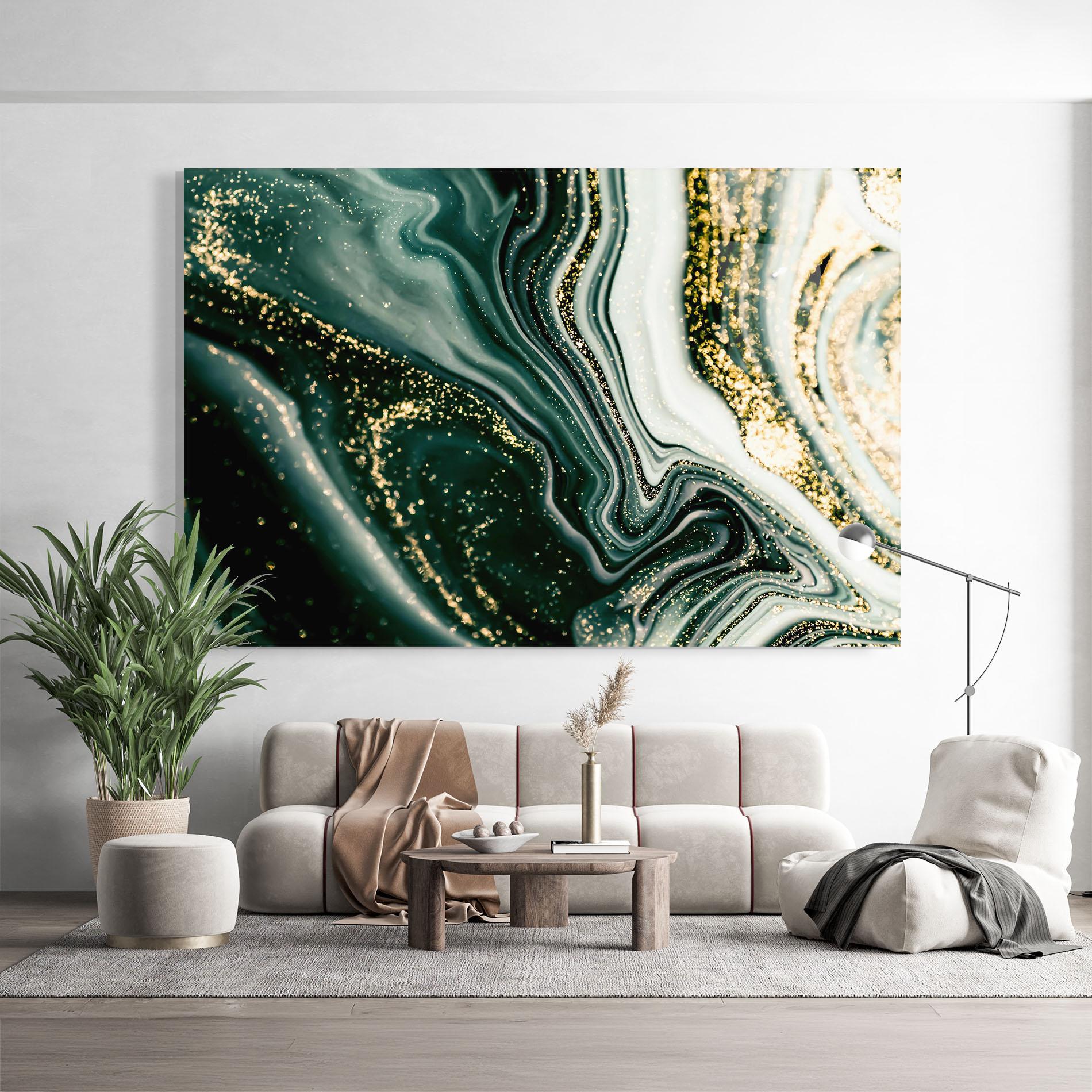 Üvegkép Abstract Shades mockup 9