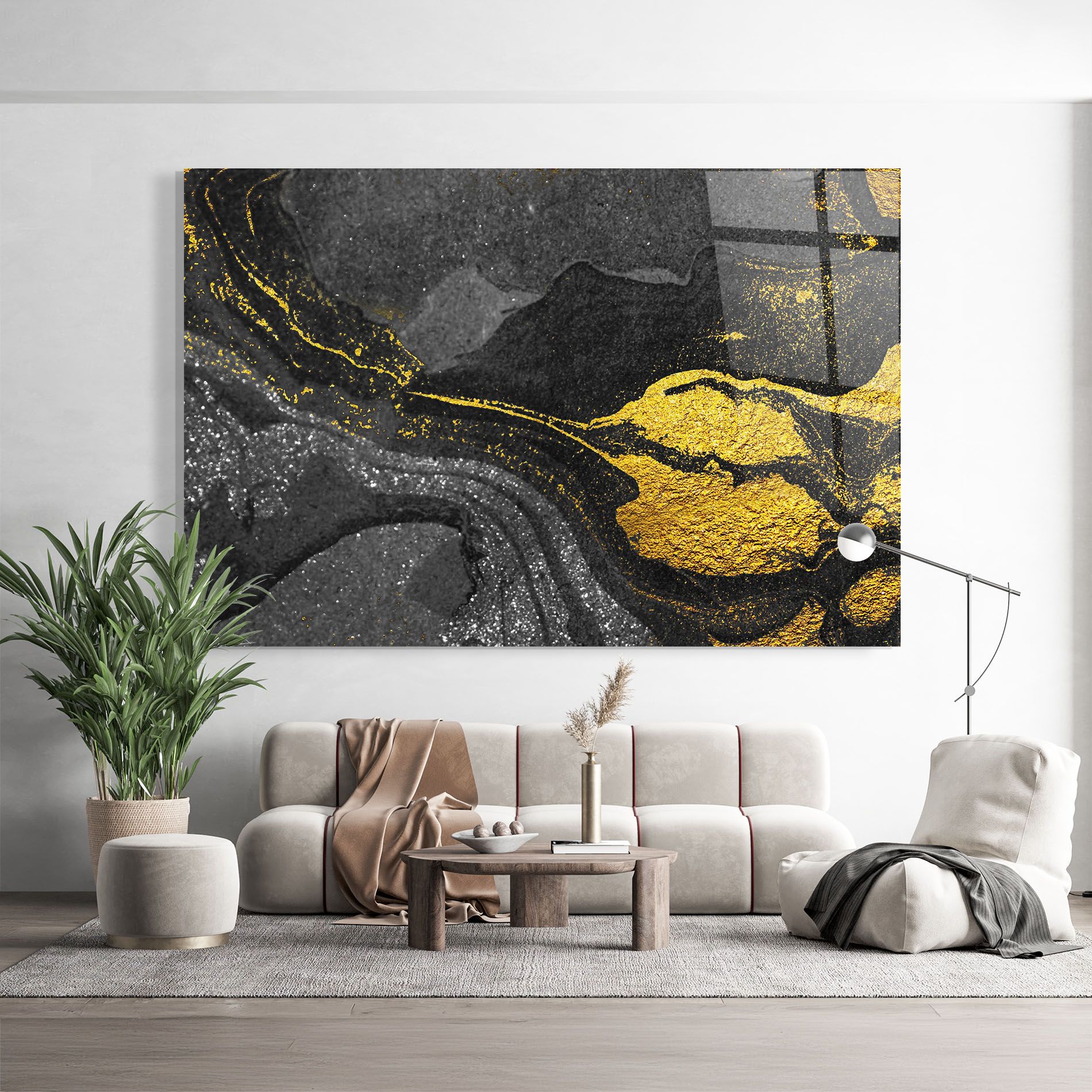 Black And Gold Texture mockup 9