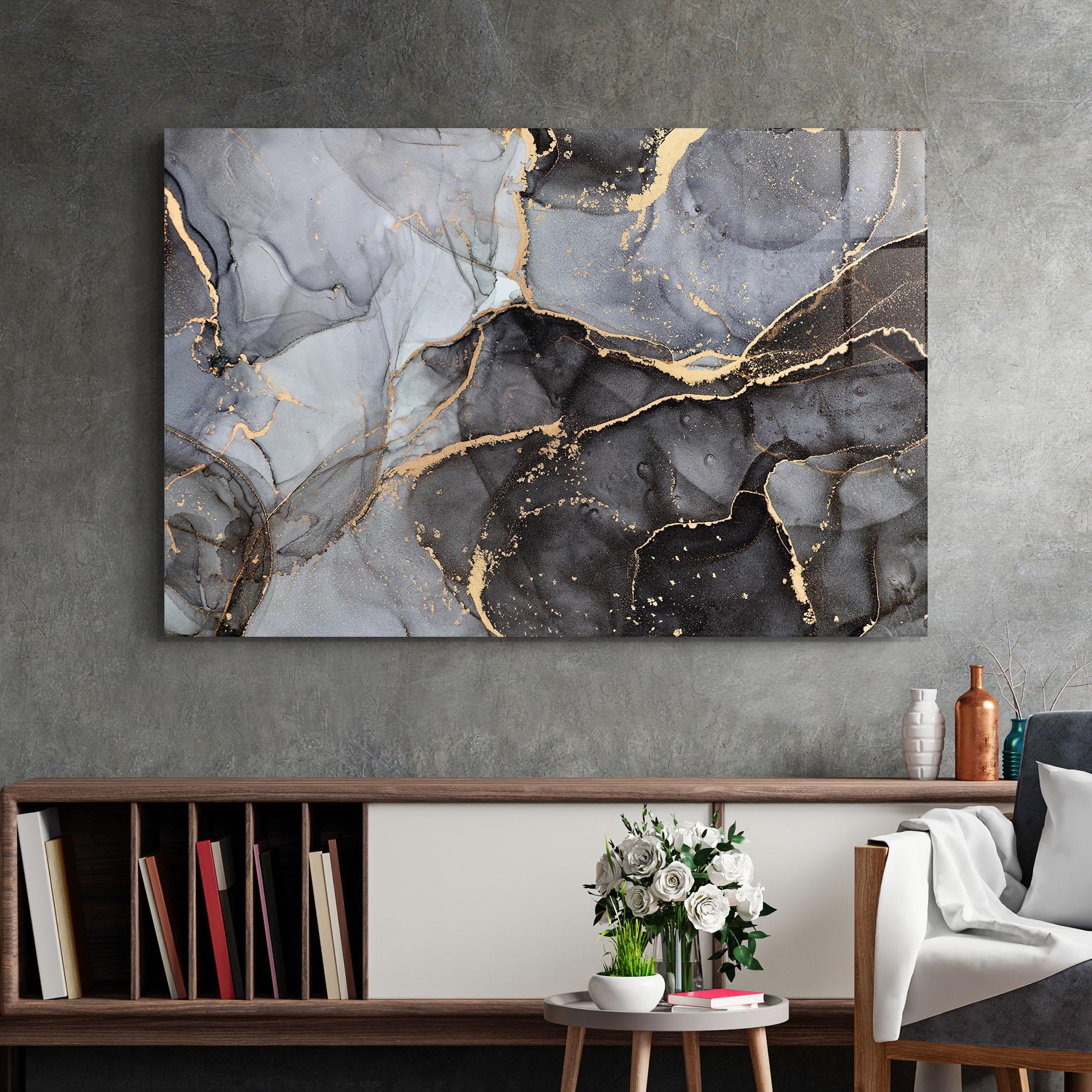 Üvegkép Abstract Marble mockup 2