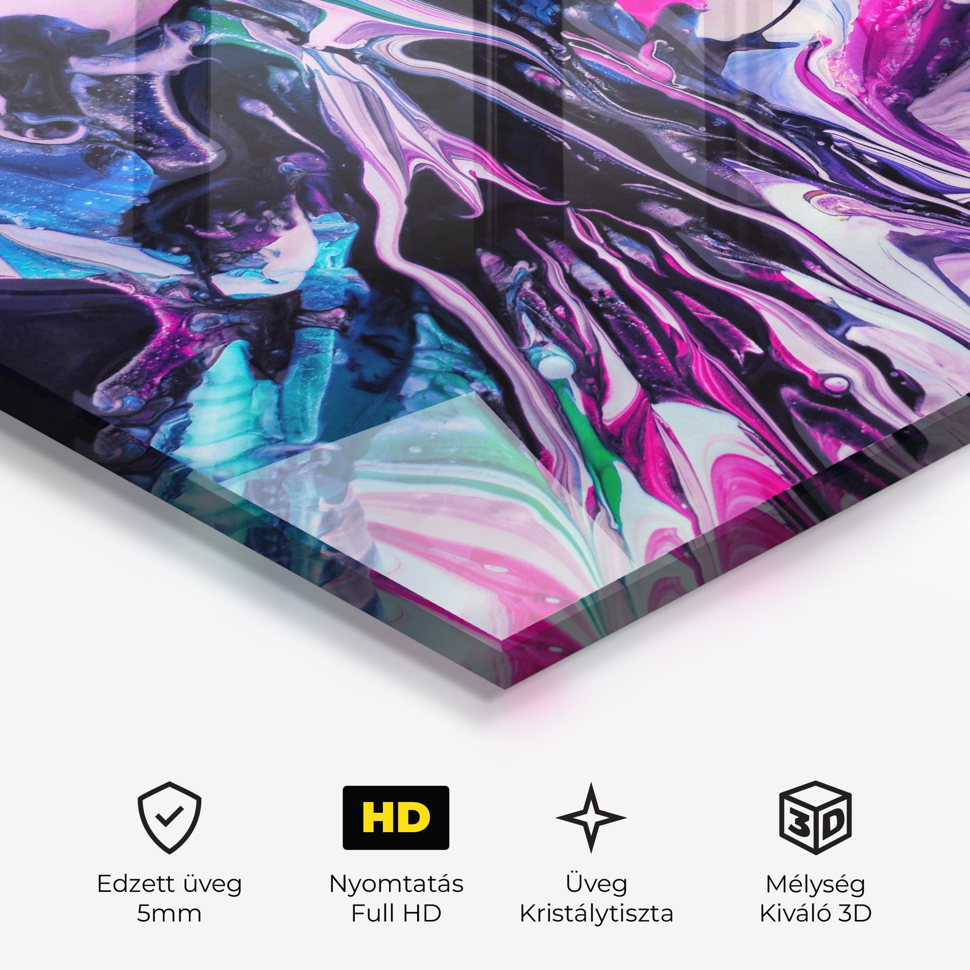 Abstract Rose Colours mockup 3