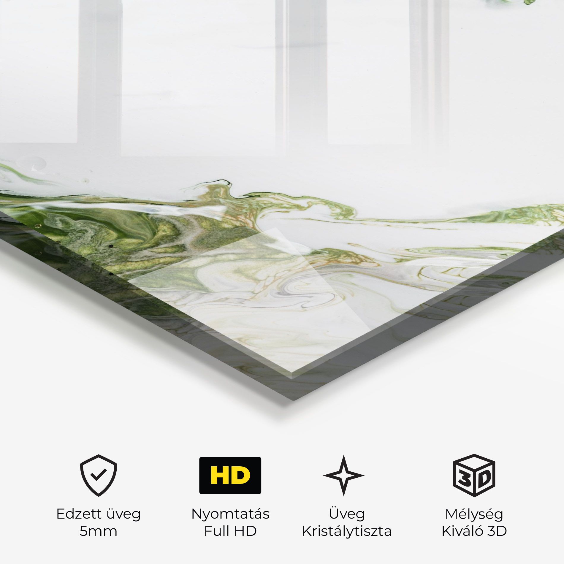 Green Liquid Marble mockup 3