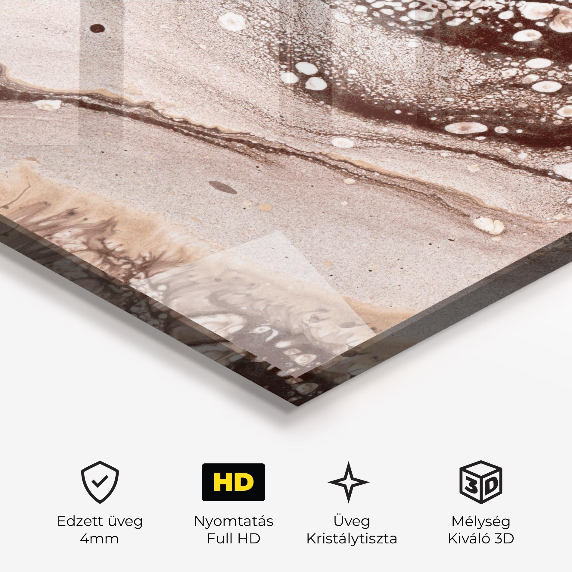 Üvegkép Abstract Color mockup 3