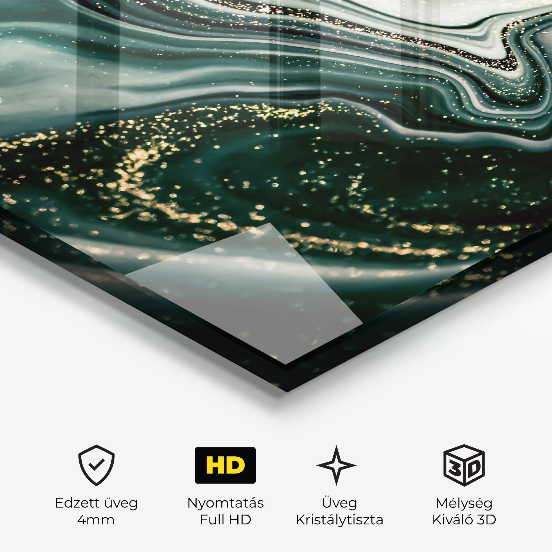 Üvegkép Abstract Shades mockup 3