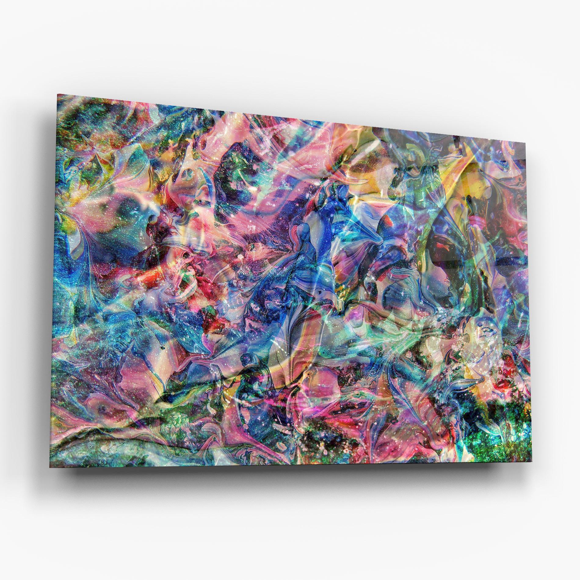 Üvegkép Abstract Colourful Glass mockup 6